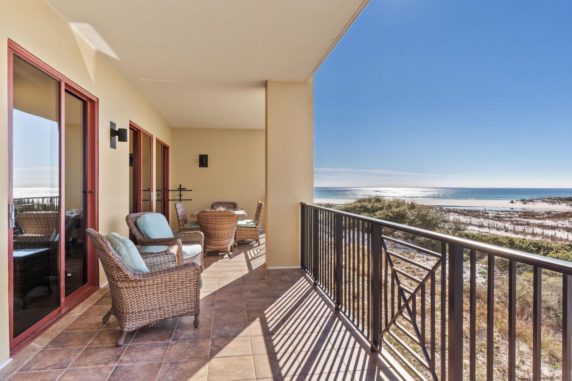 Private Balcony off Living Area and Bedrooms 1 and 2