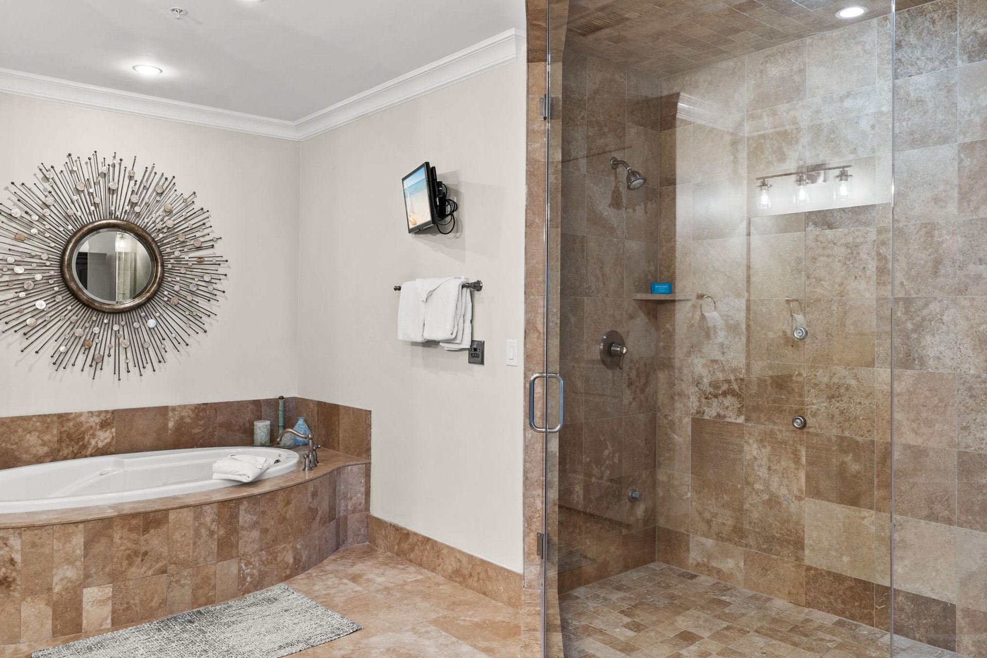 Bathroom 2 with Oversized Tub and WalkIn Shower