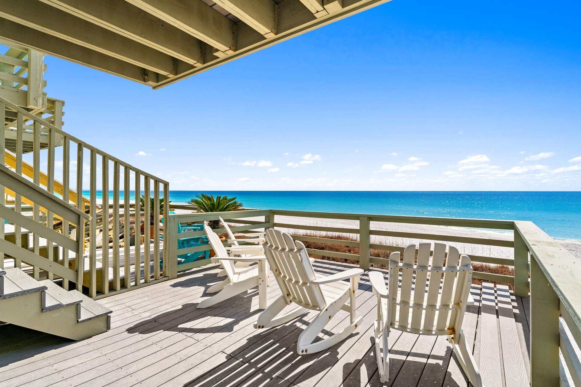 Watch the Dolphins play from the comfort of the Gulf Front private balcony accessible from Garage level