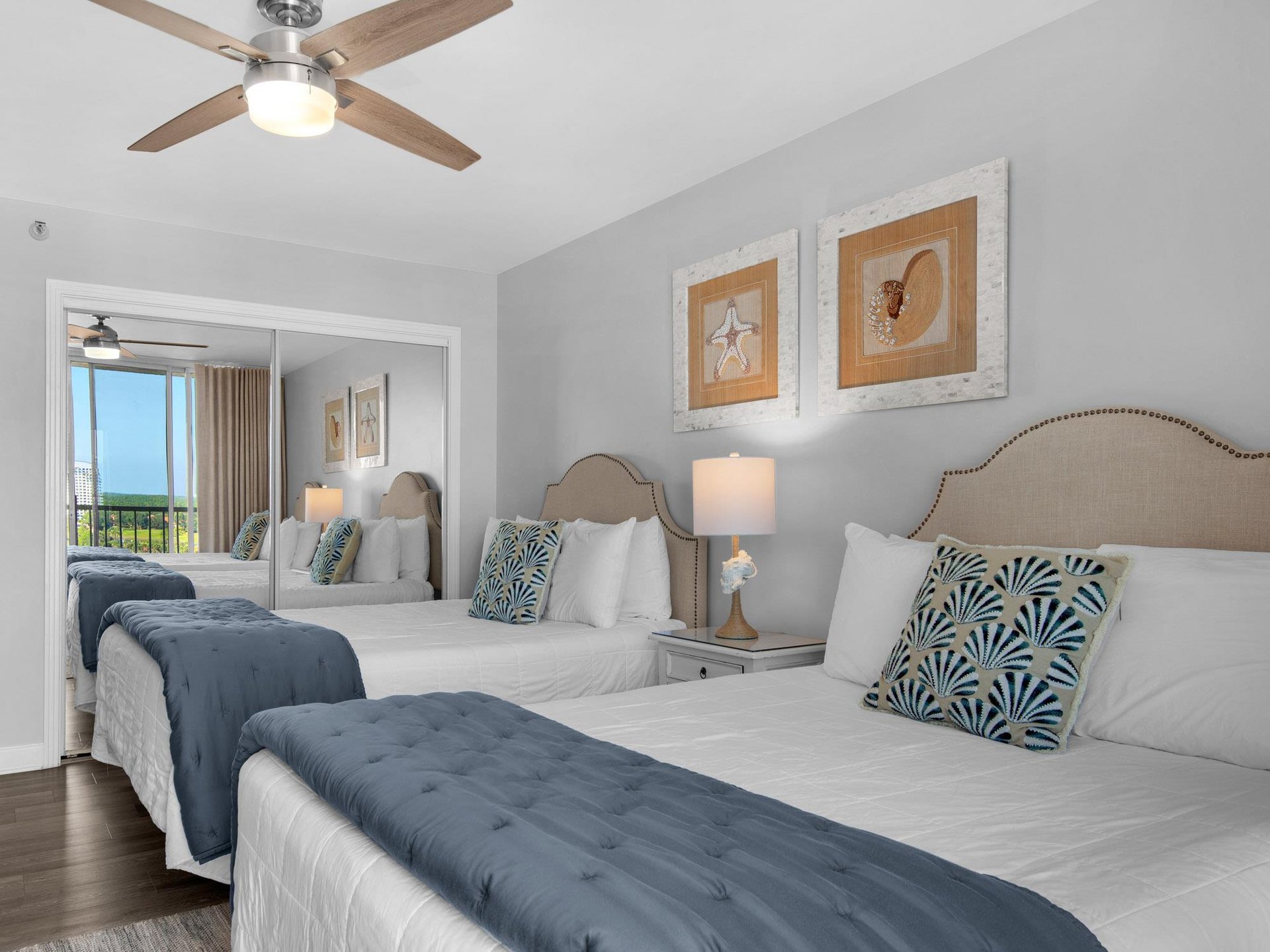 Bedroom 3 with 2 Double Beds