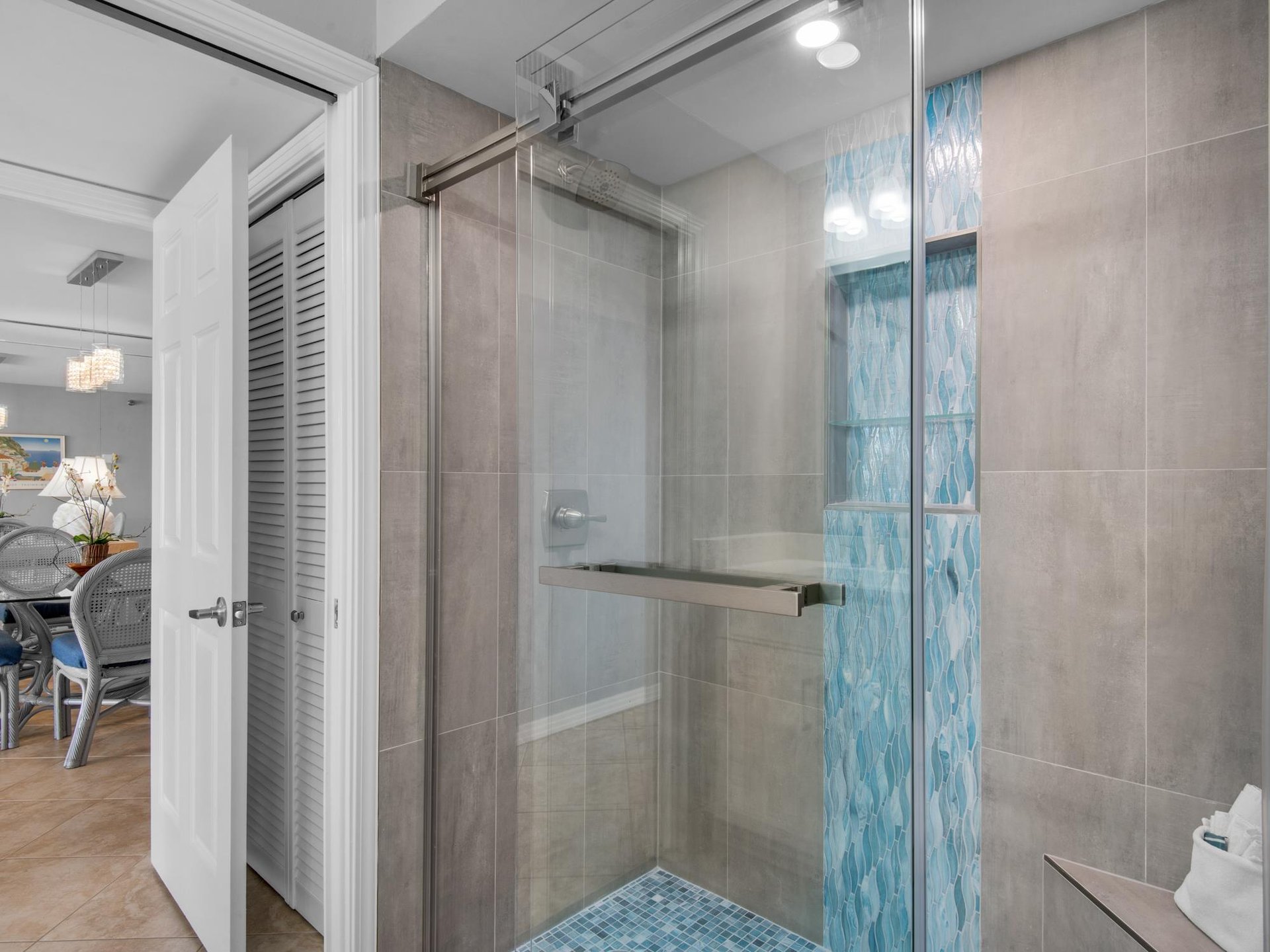 Bathroom 1 with WalkIn Shower