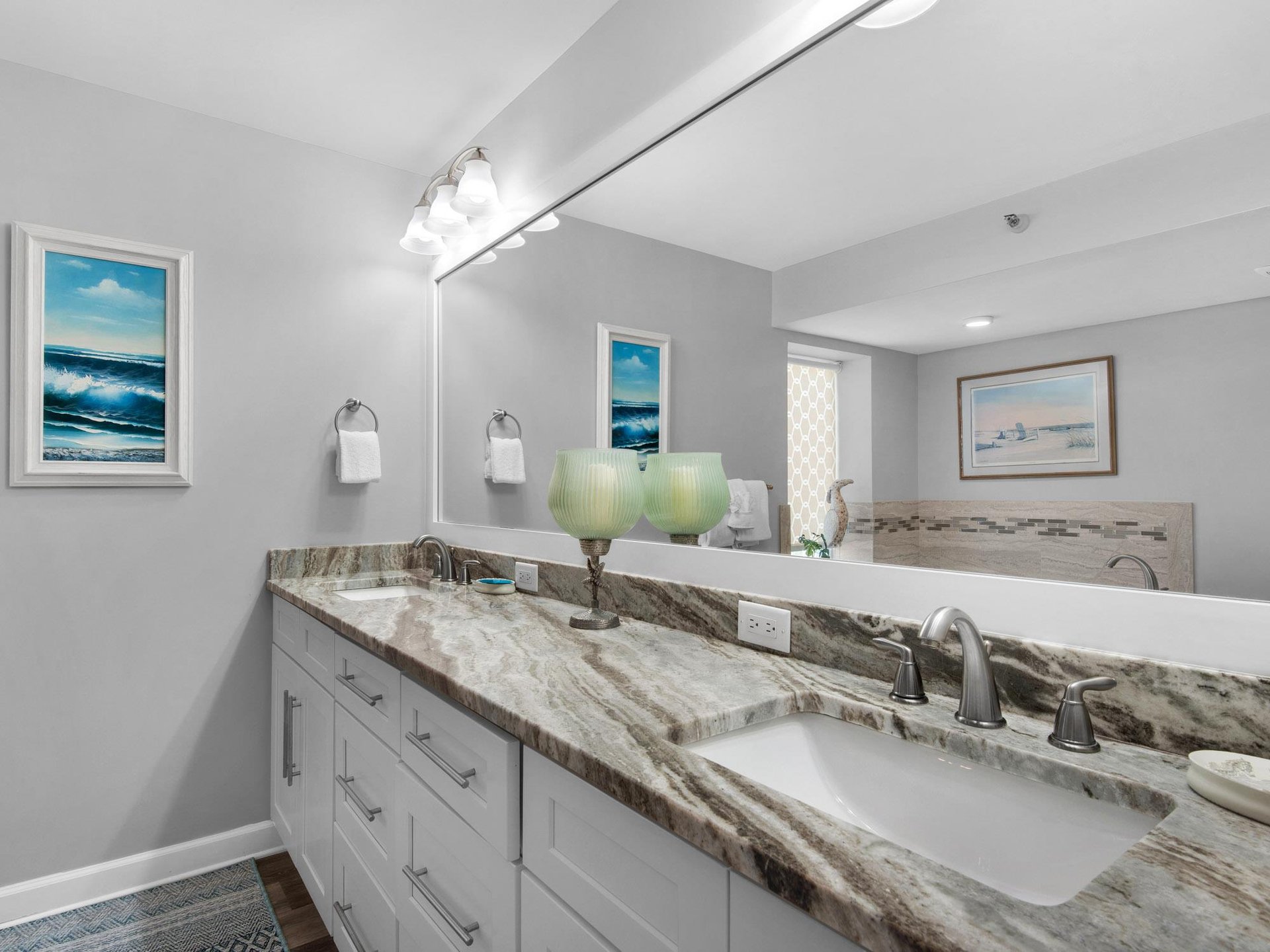 Bathroom 1 with Double Vanities