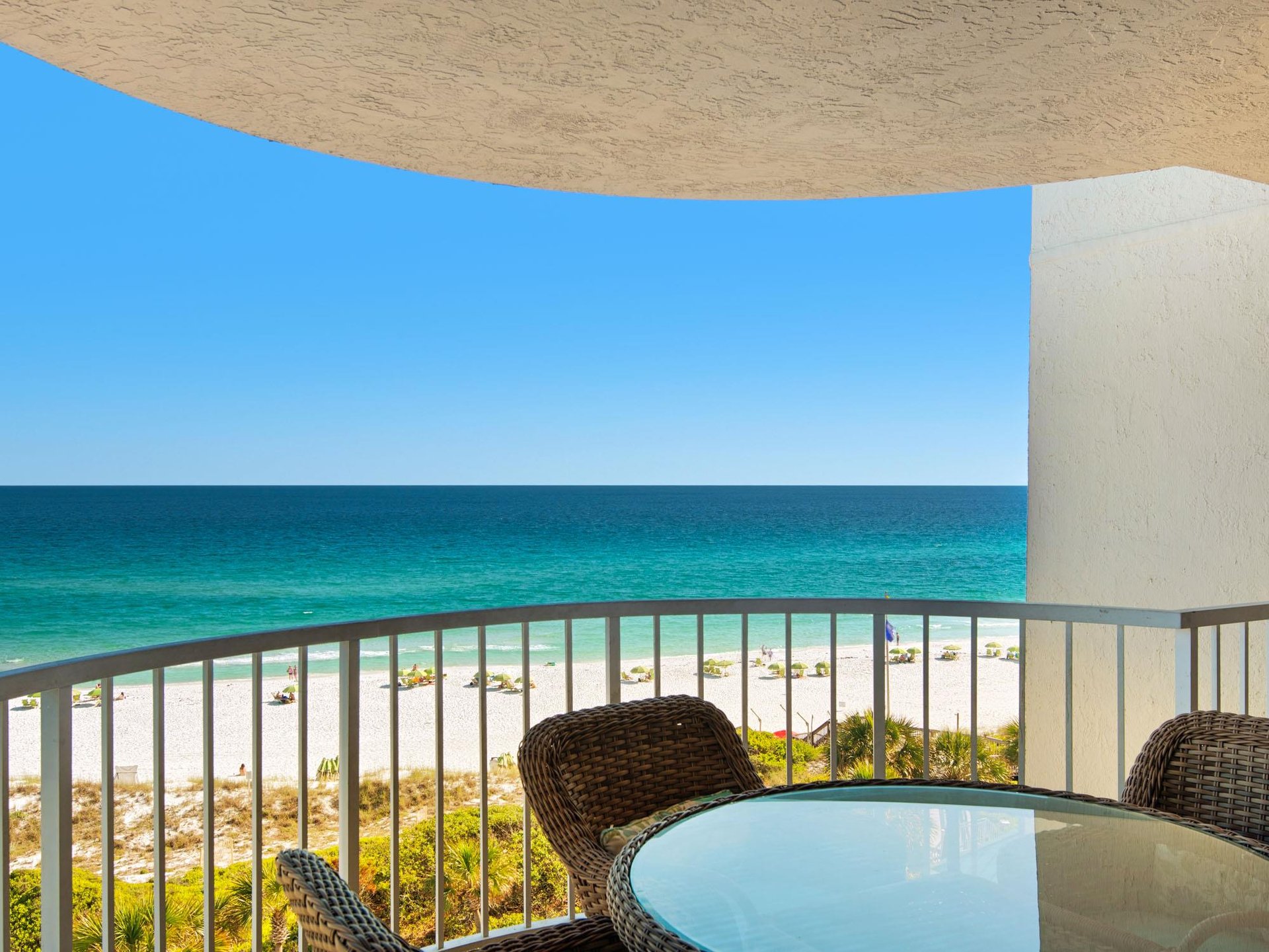 Private Balcony with Gulf Views