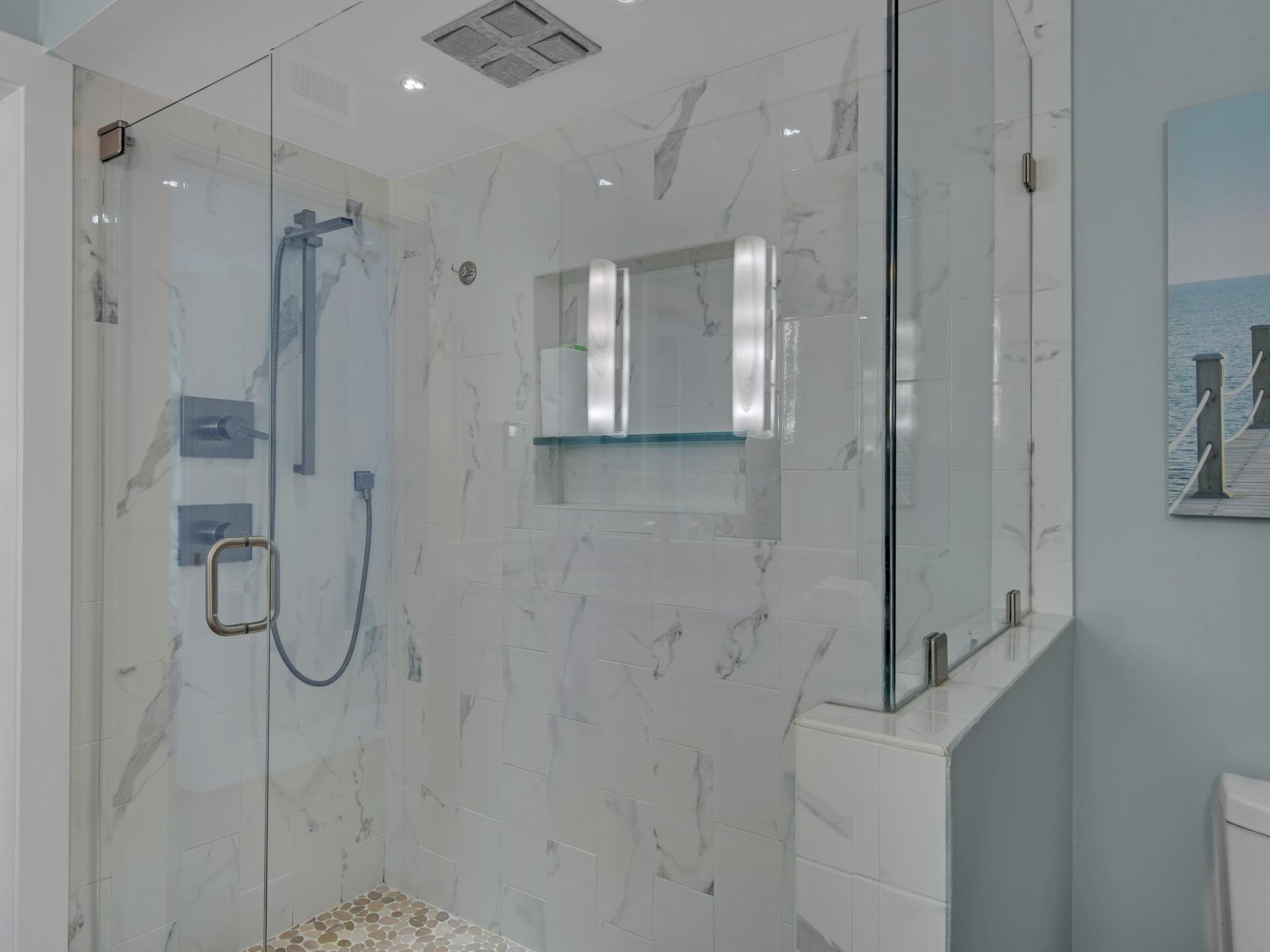 Bathroom 1 with WalkIn Shower