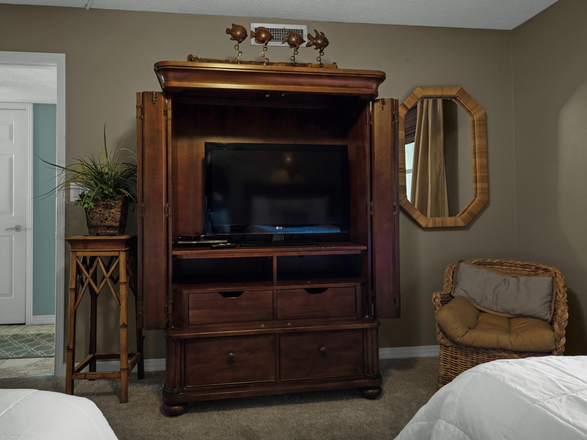 Bedroom 2 Flat Screen TV
