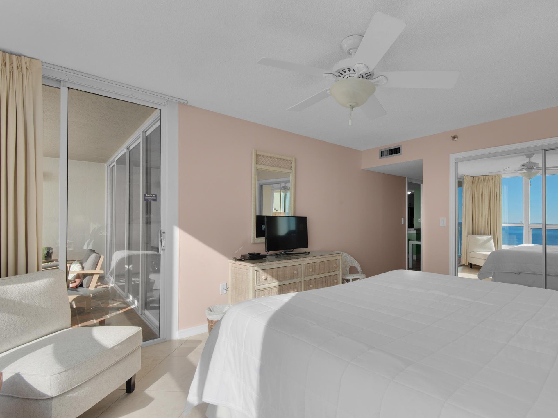 Bedroom 1 with Flat Screen TV