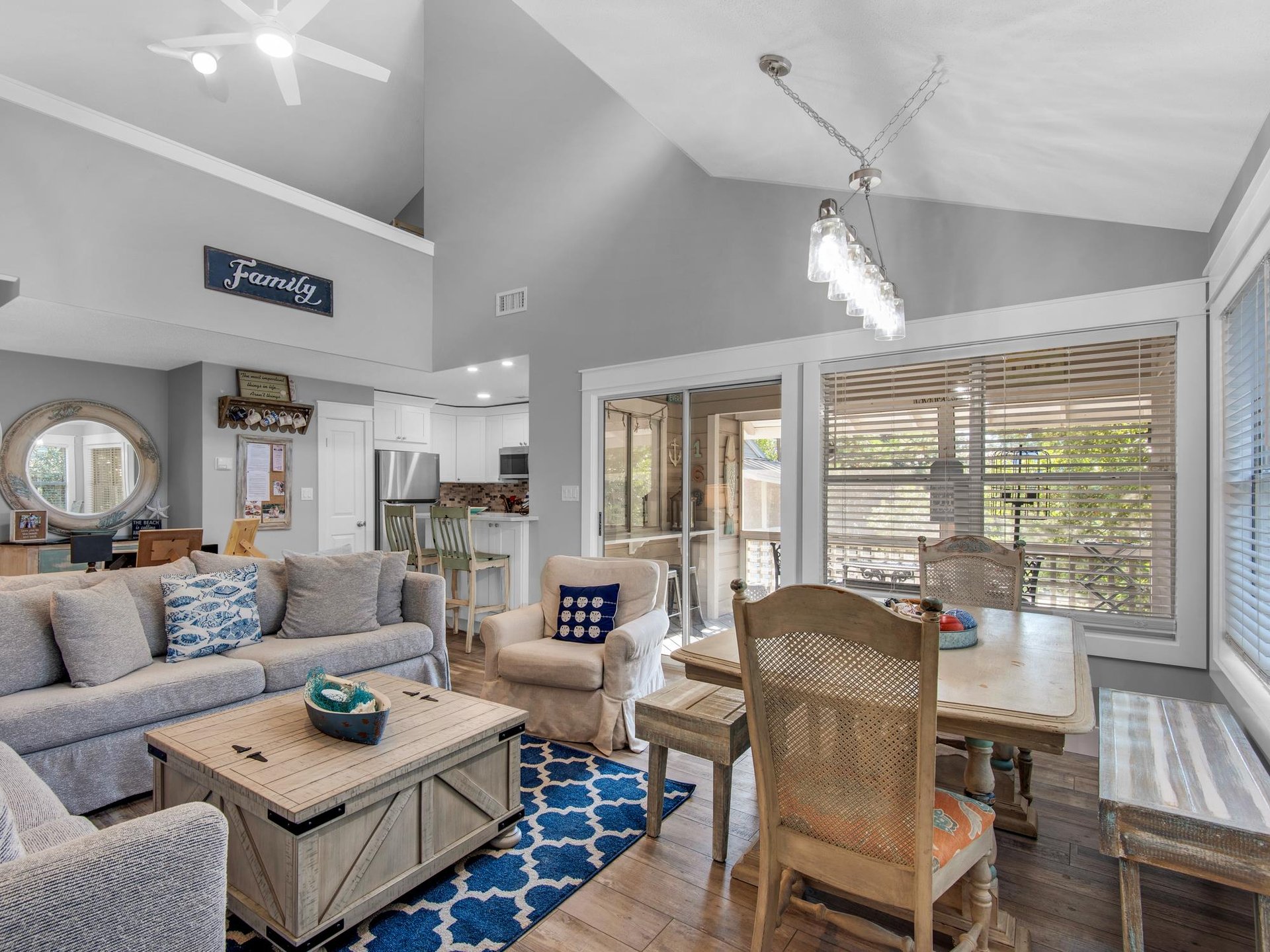 Open Living Dining Area