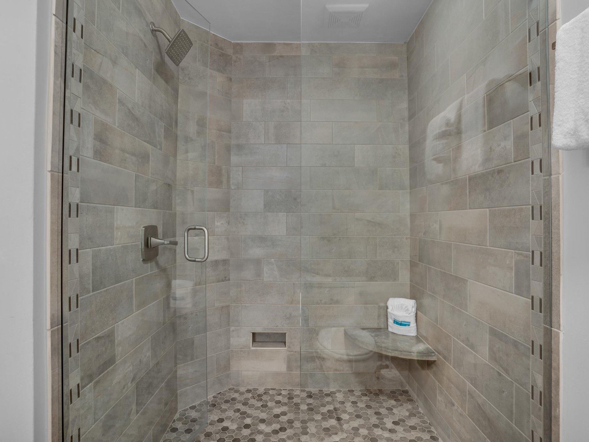Bathroom 1 with WalkIn Shower