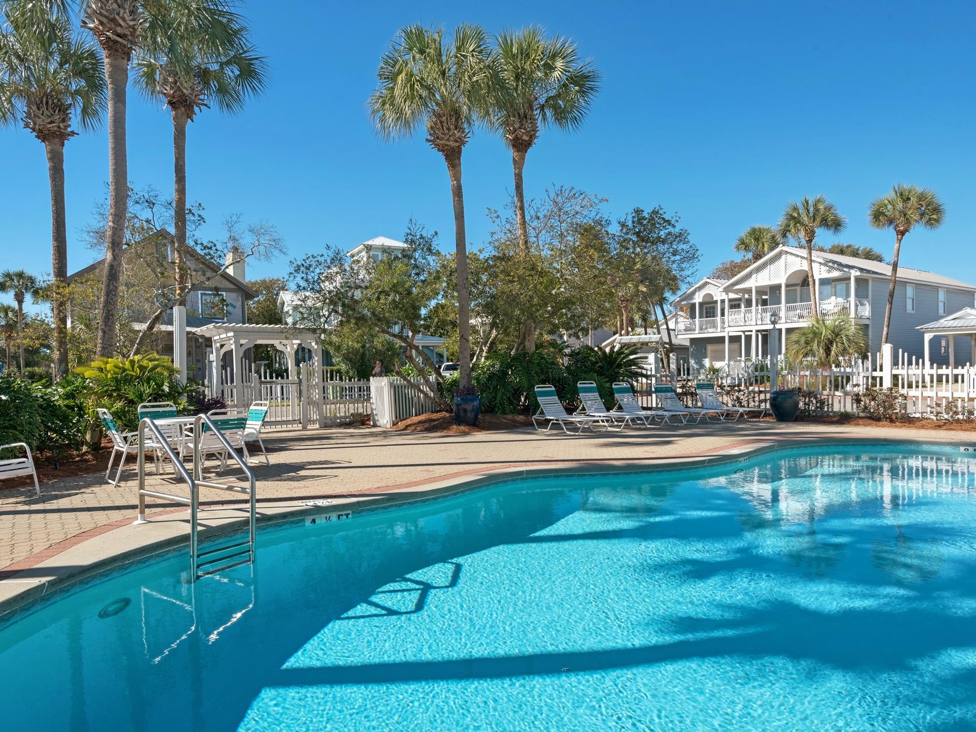 Crystal Shores Community Pool  directly across the street