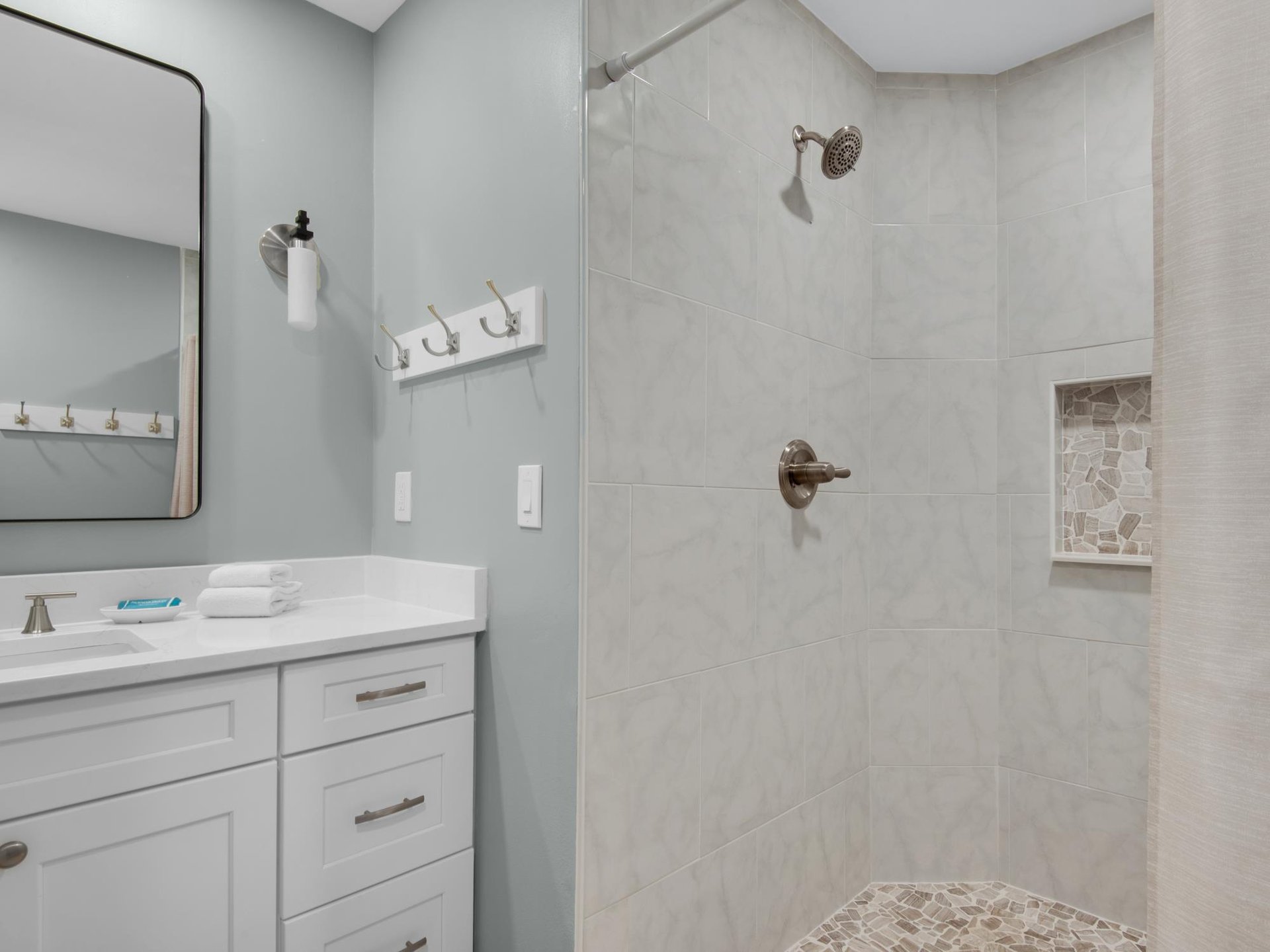 Bathroom 1 with WalkIn Shower