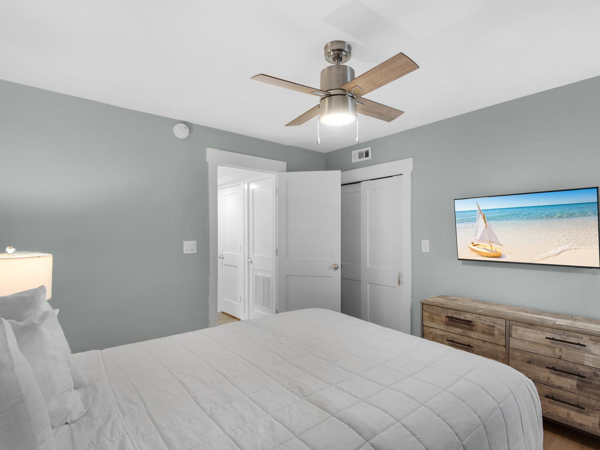 Bedroom 2 With Flat Screen TV