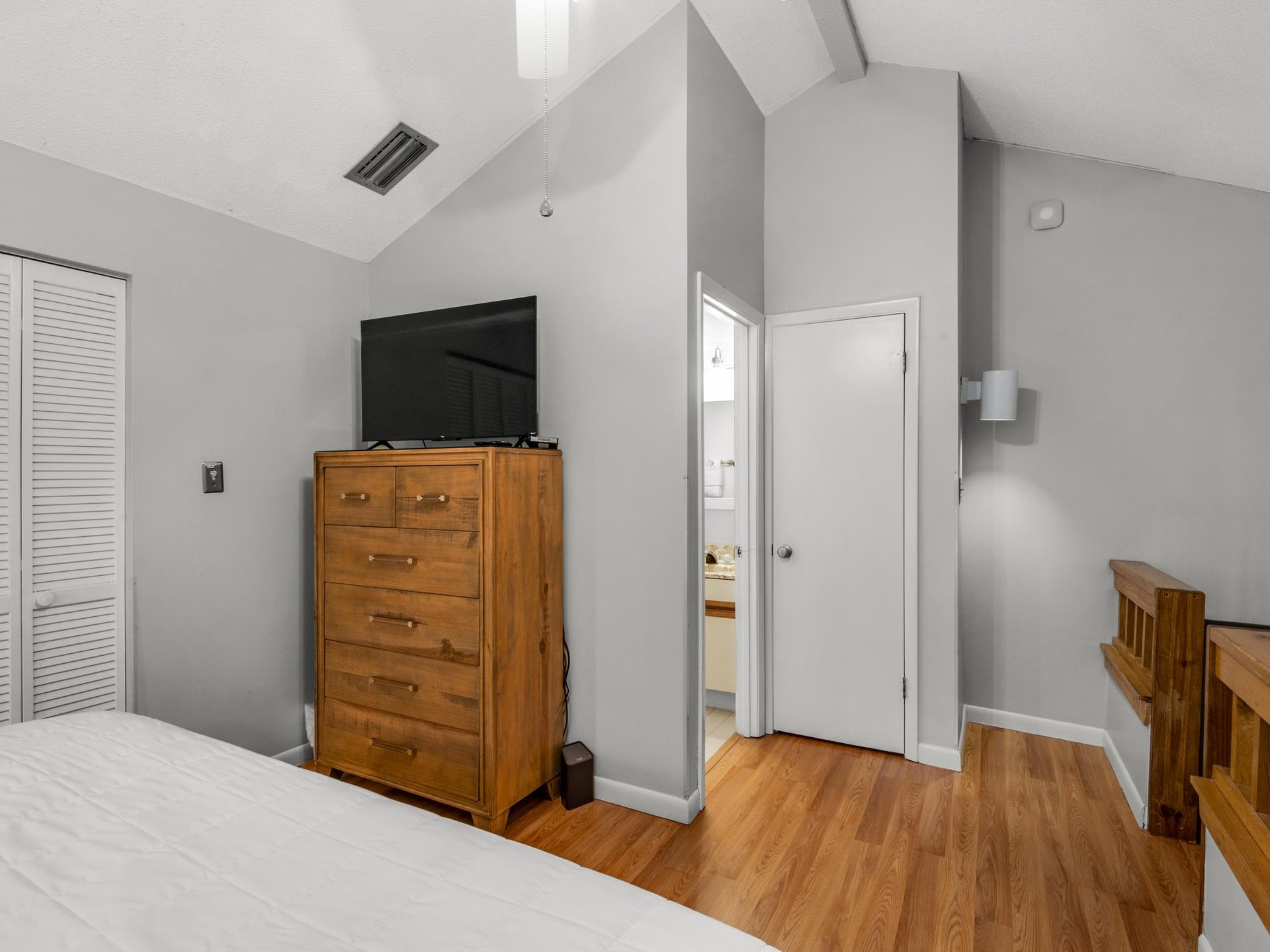 Loft Bedroom With Flat Screen TV