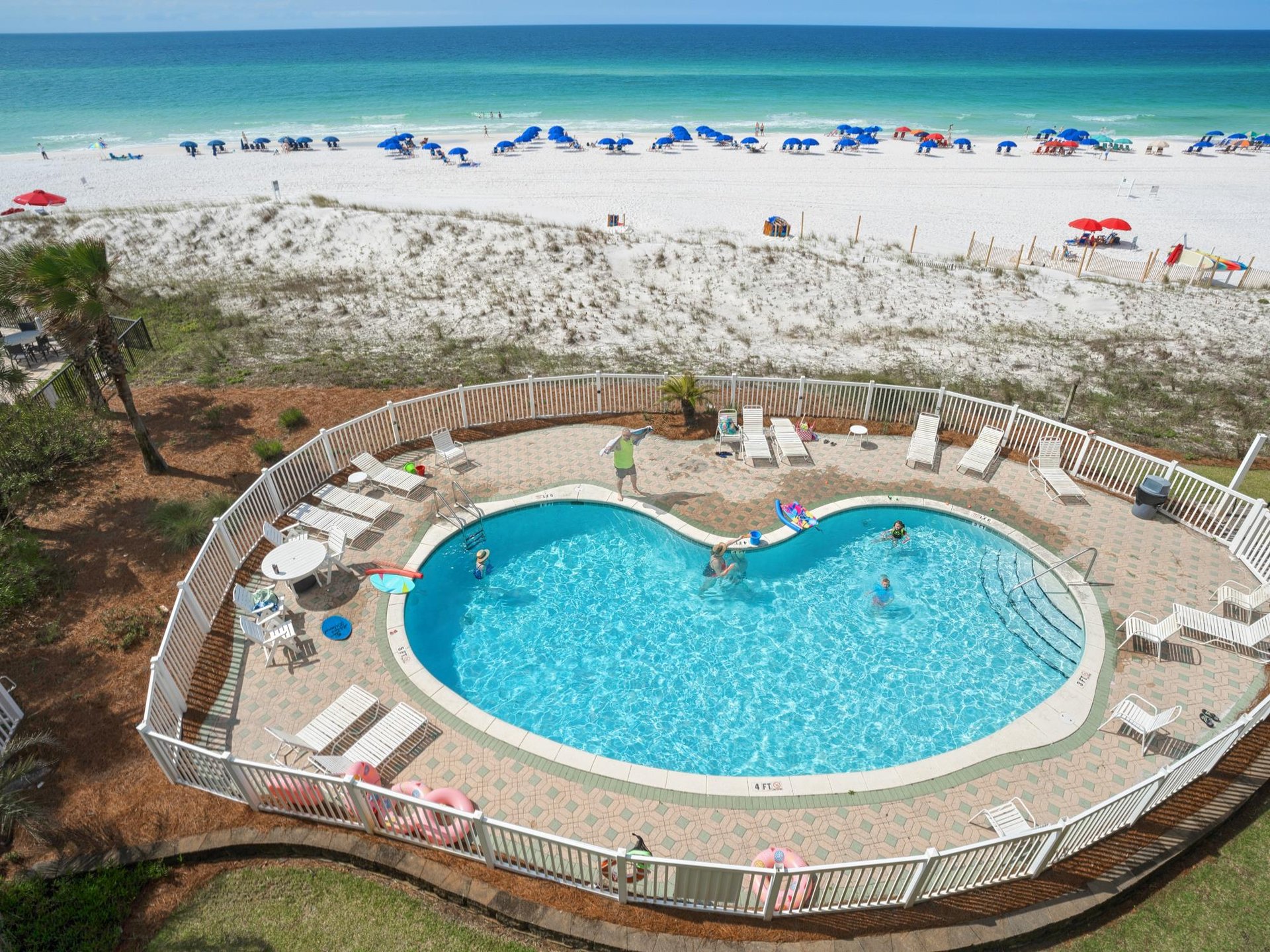 Beachfront Complex Pool Area