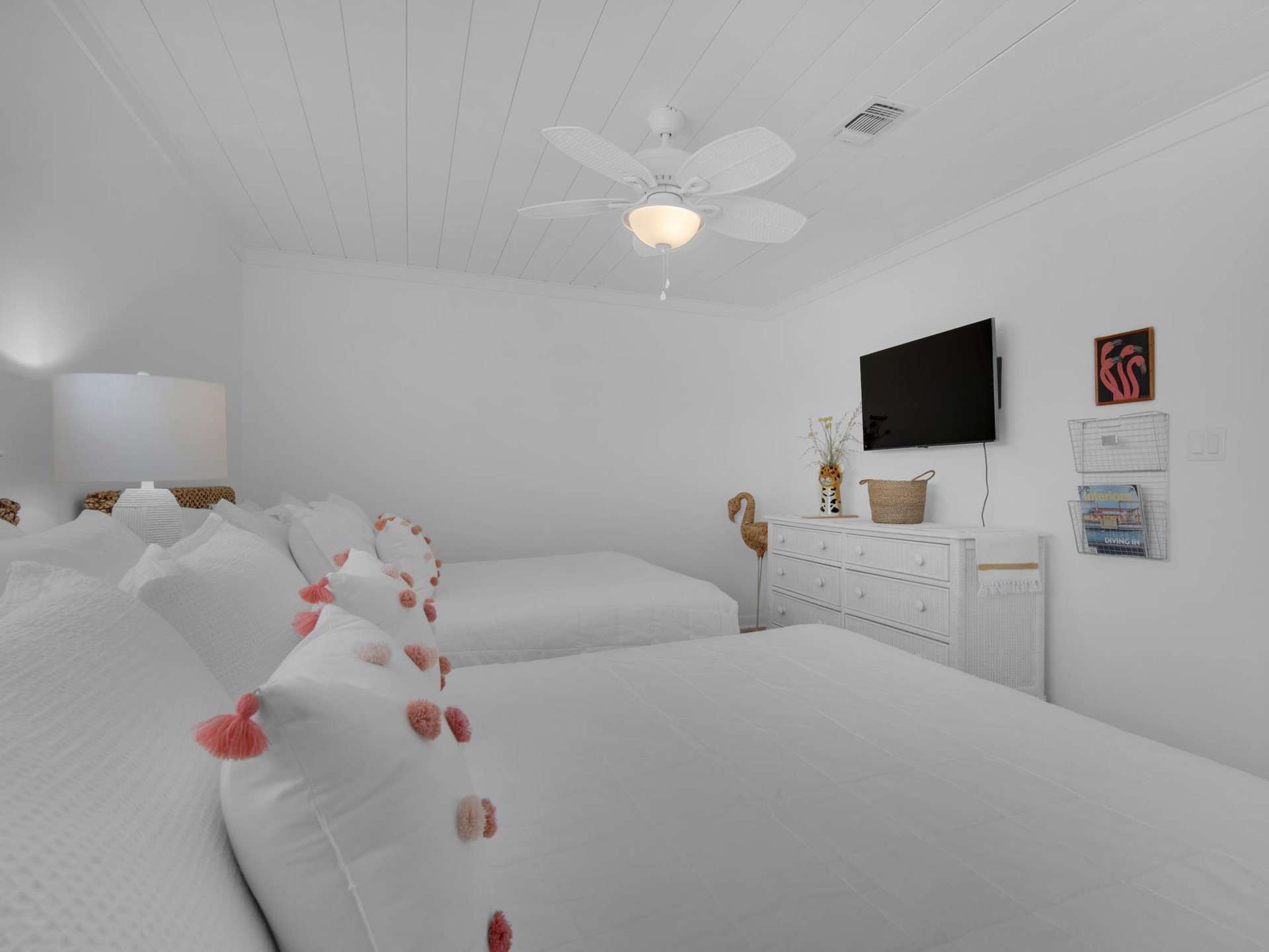 Guest bedroom TV