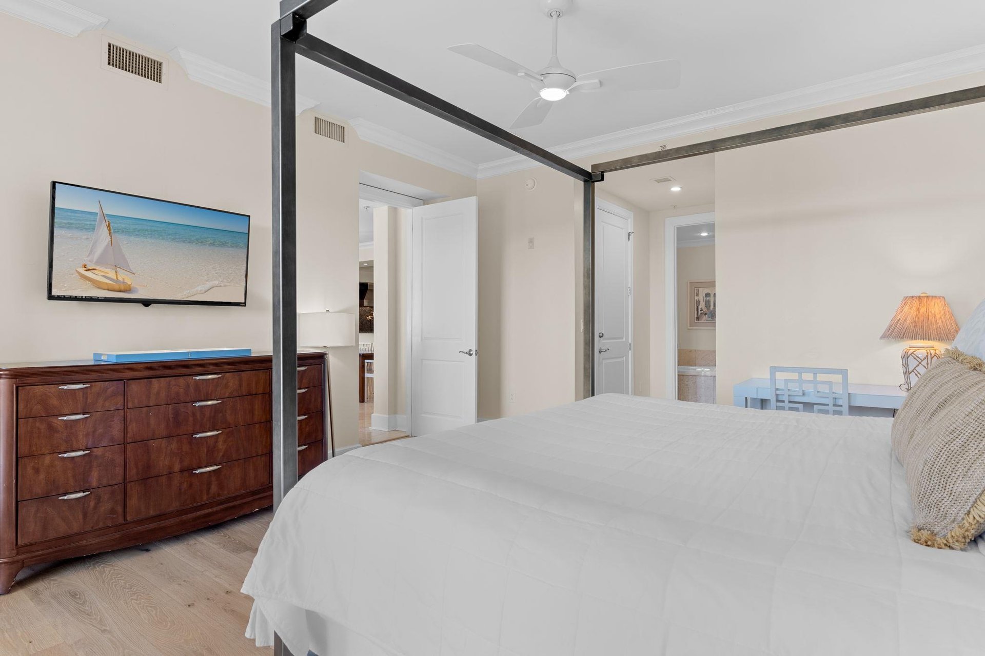 Bedroom 1 with King Bed and EnSuite