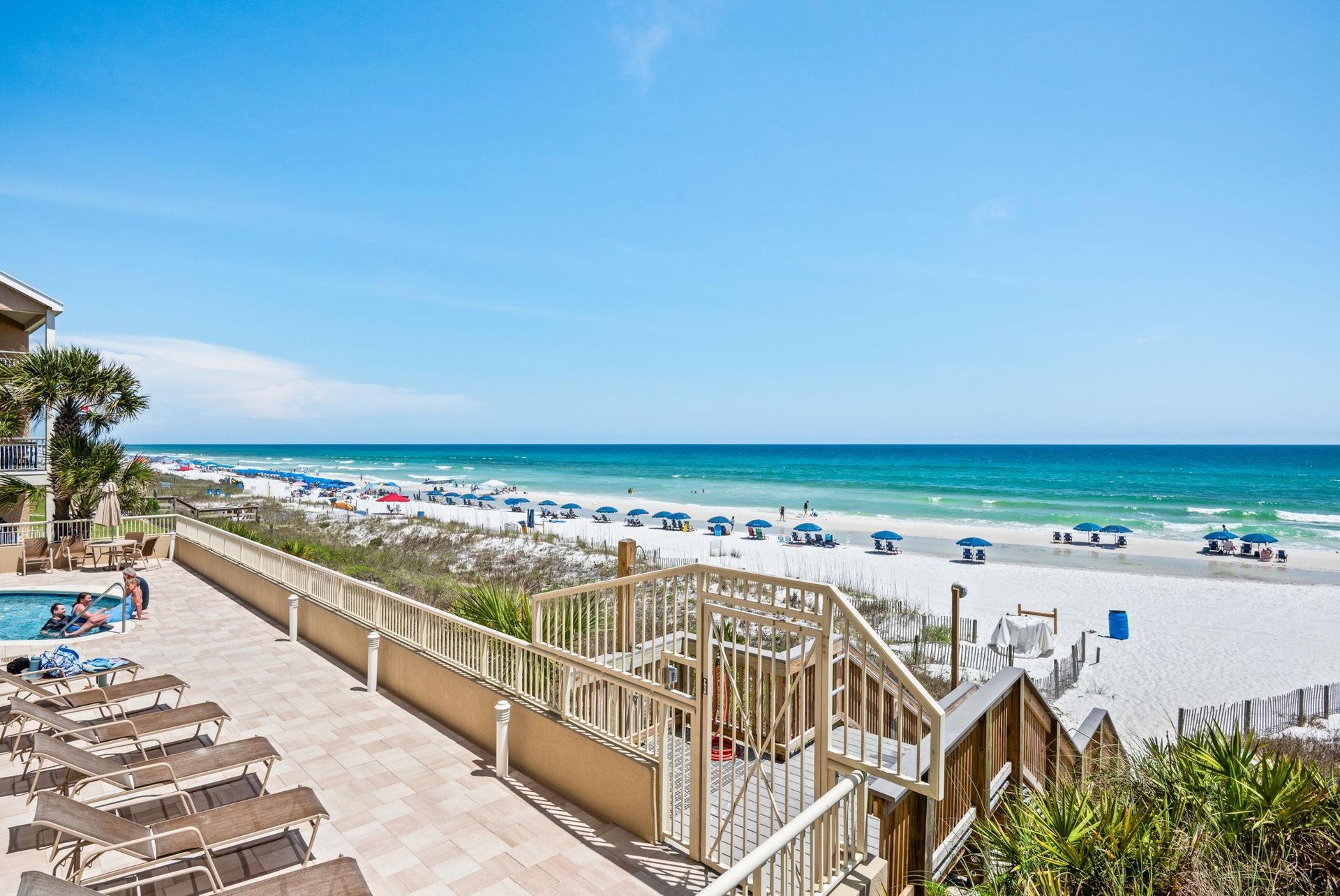 A private boardwalk await your perfect beach day.