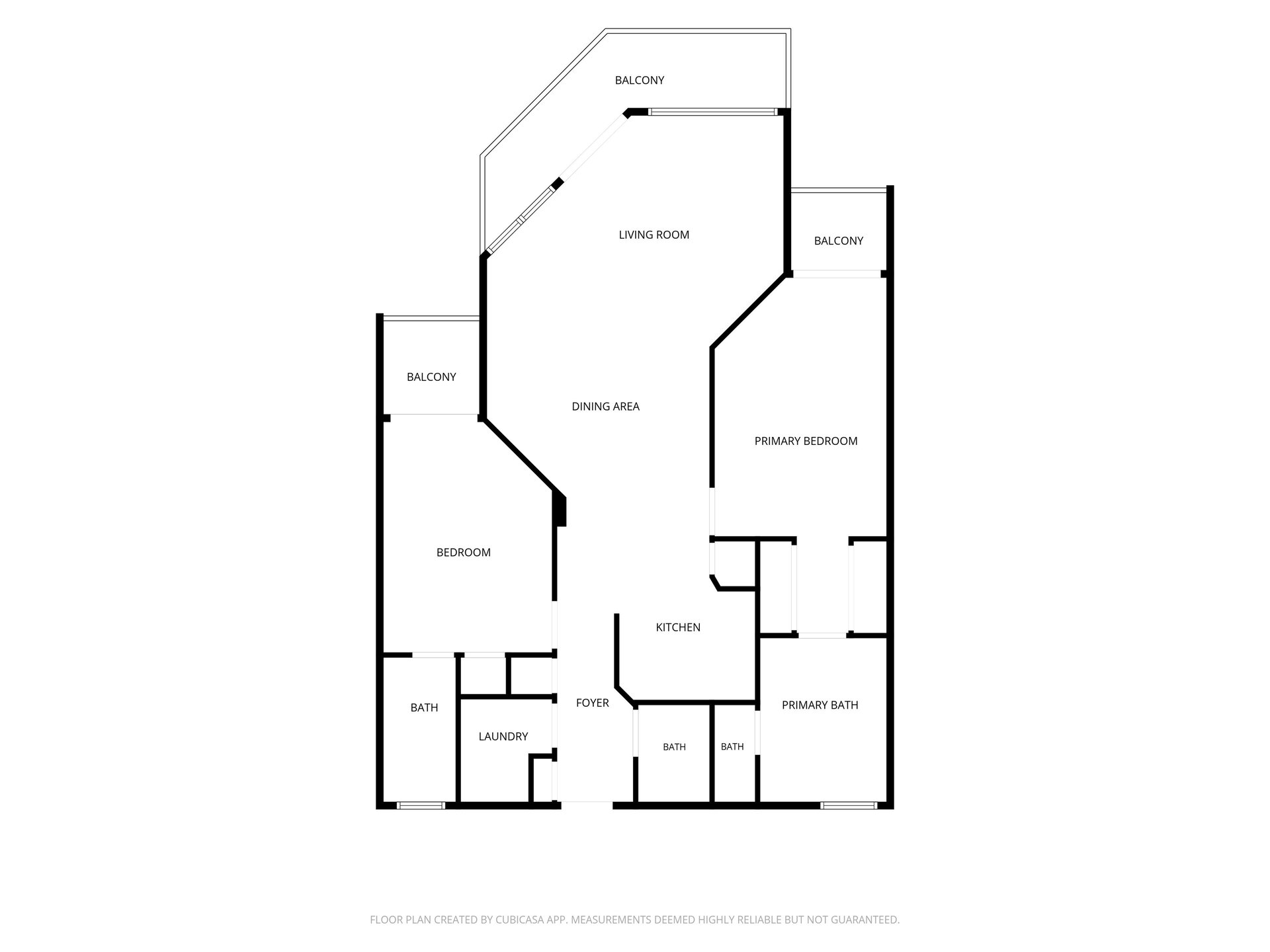 Floor plan showing the layout of this vacation rental