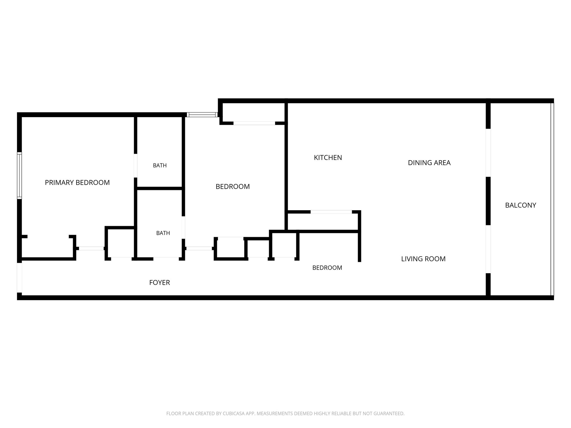 Floor plan showing the layout of this vacation rental