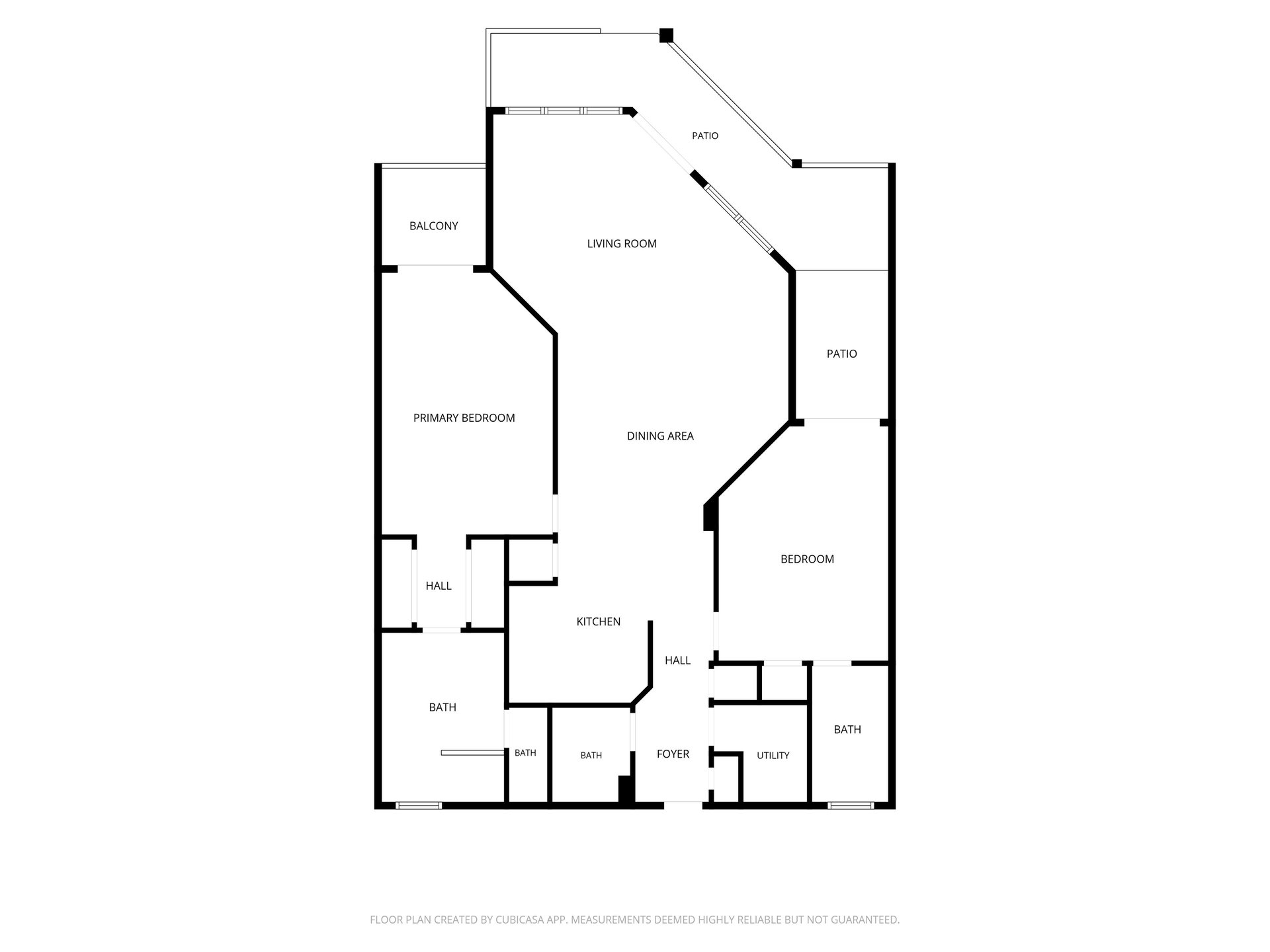 Floor plan showing the layout of this vacation rental