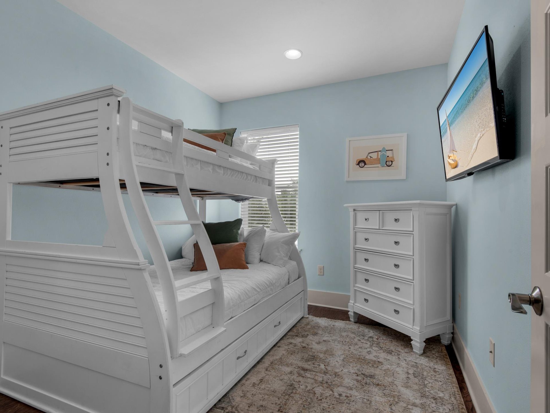 Bedroom 4 with Twin Over Full Bunk Bed  2nd Floor