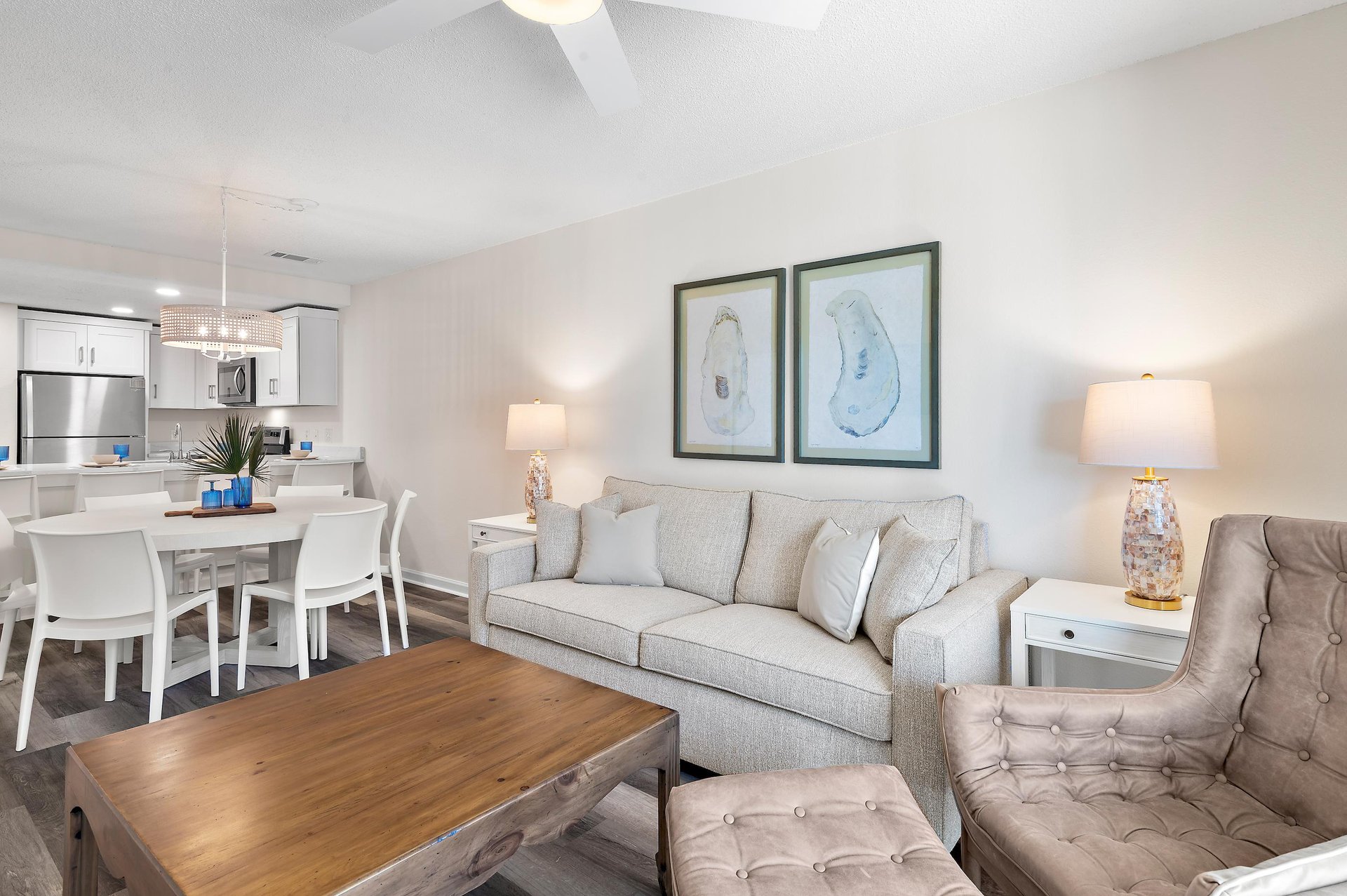 Gather the loved ones in your Living Area while telling stories, watching a show or enjoying a cocktail.