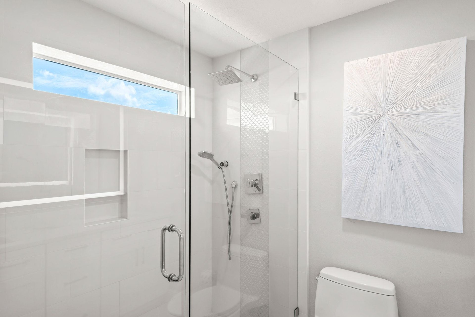 Bathroom 1 with WalkIn Shower