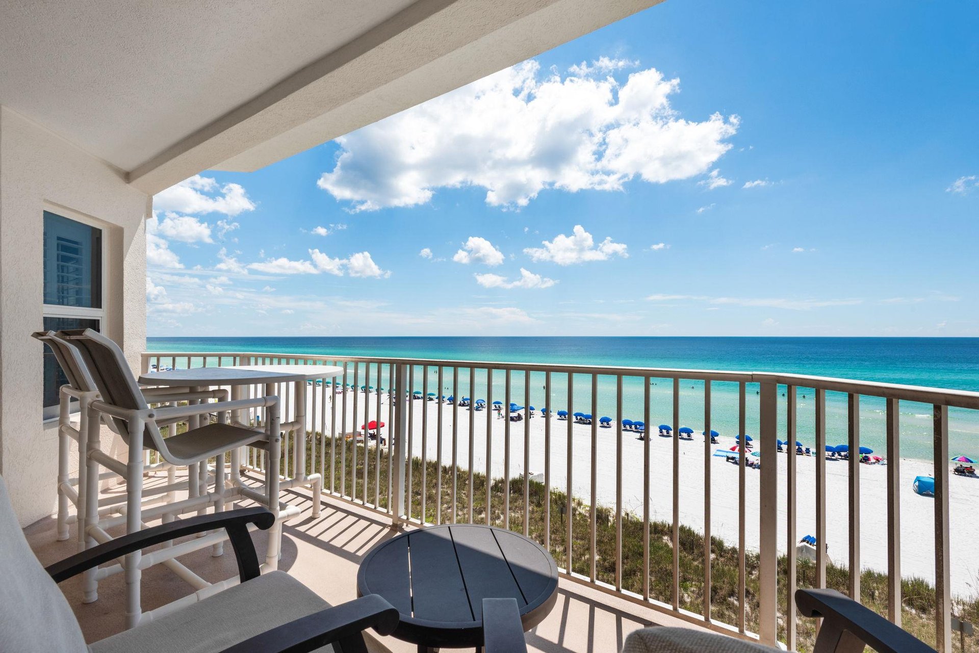 Step out onto your private balcony and breathe in the ocean air as you take in the stunning turquoise waters stretching before you.