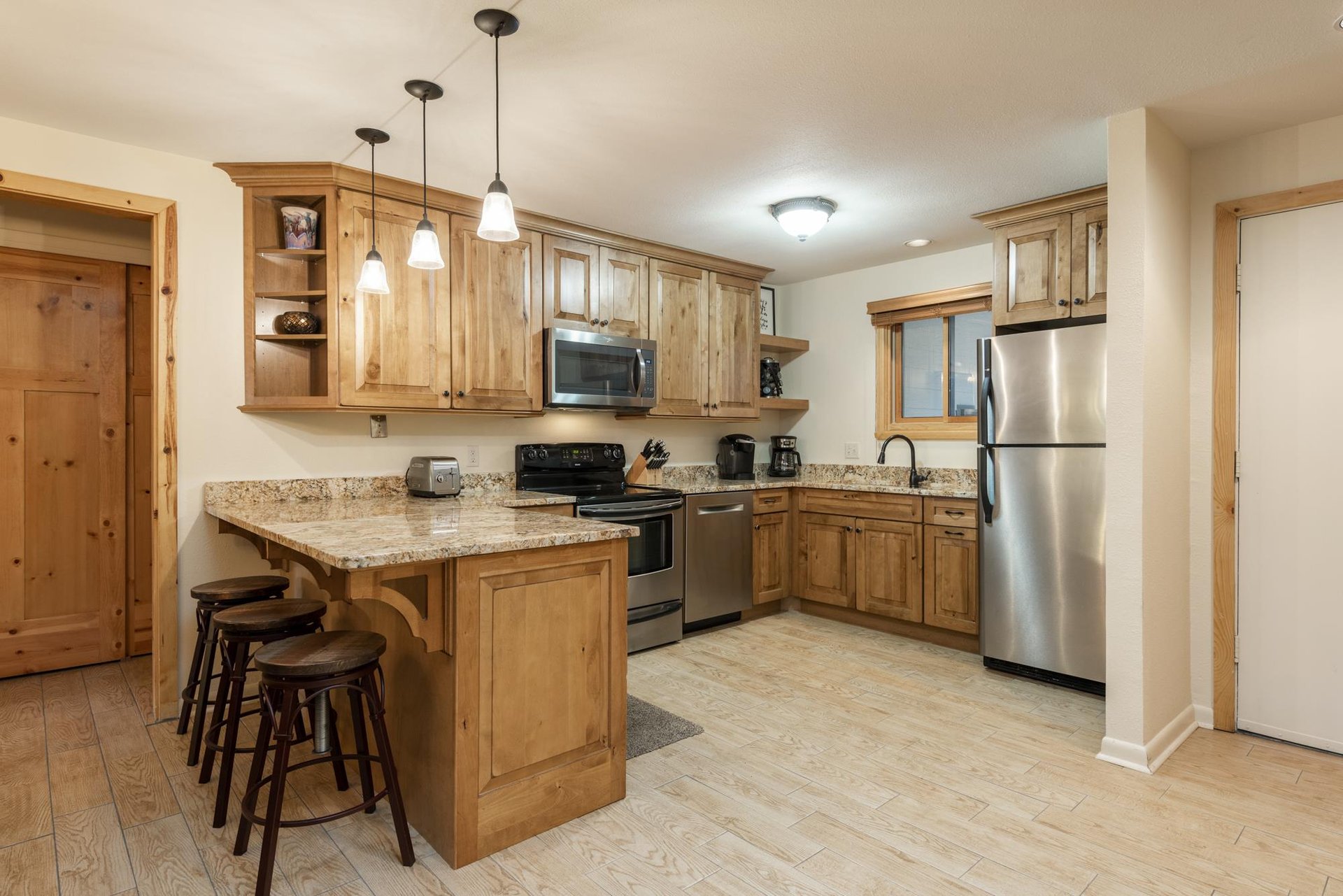 Fully equipped kitchen