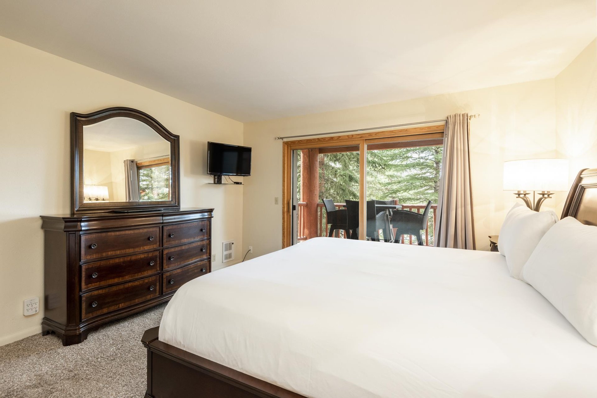 Main Bedroom with flat screen TV