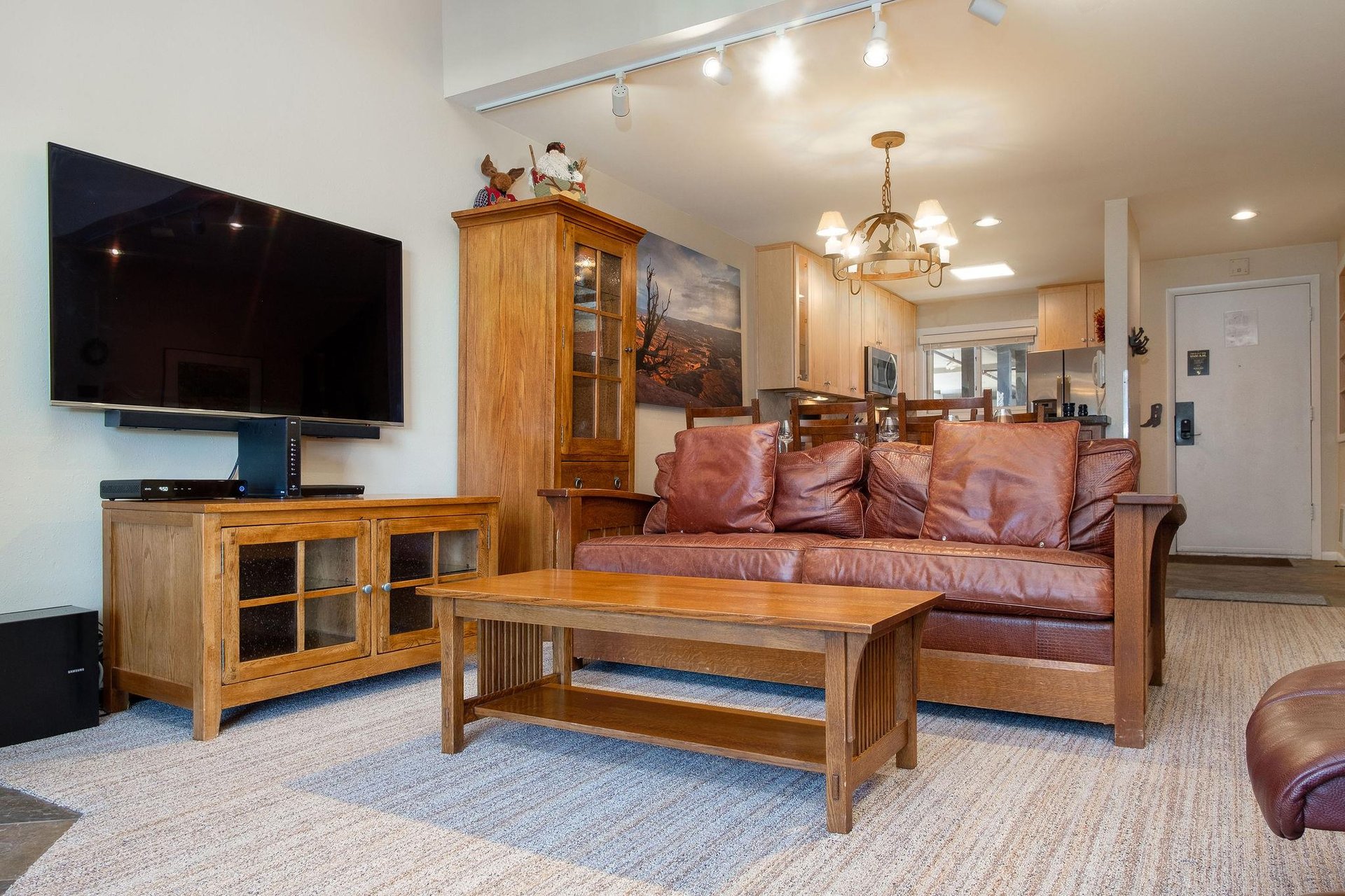 Sleeper sofa in the living room
