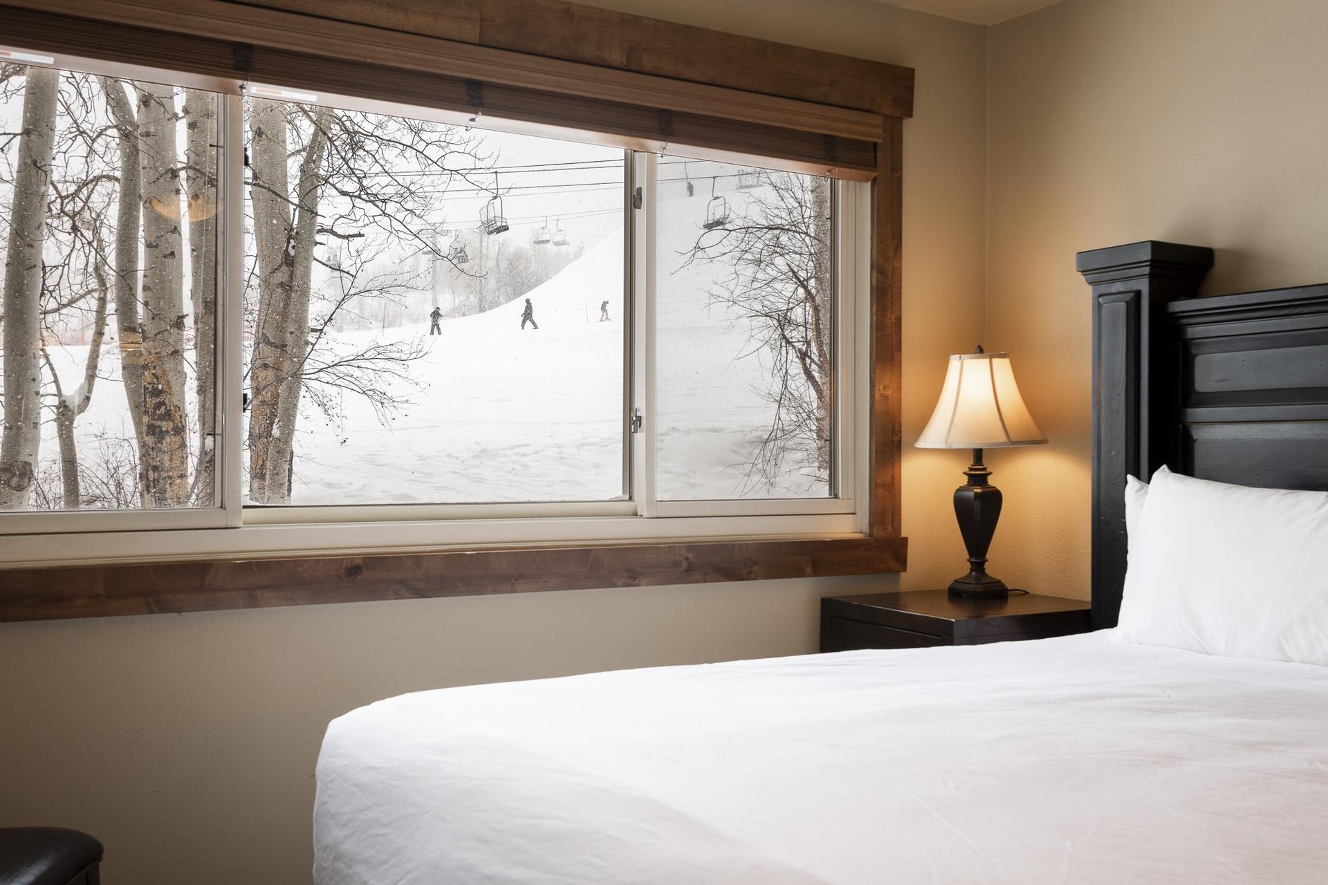 Views of the slopes from the main bedroom