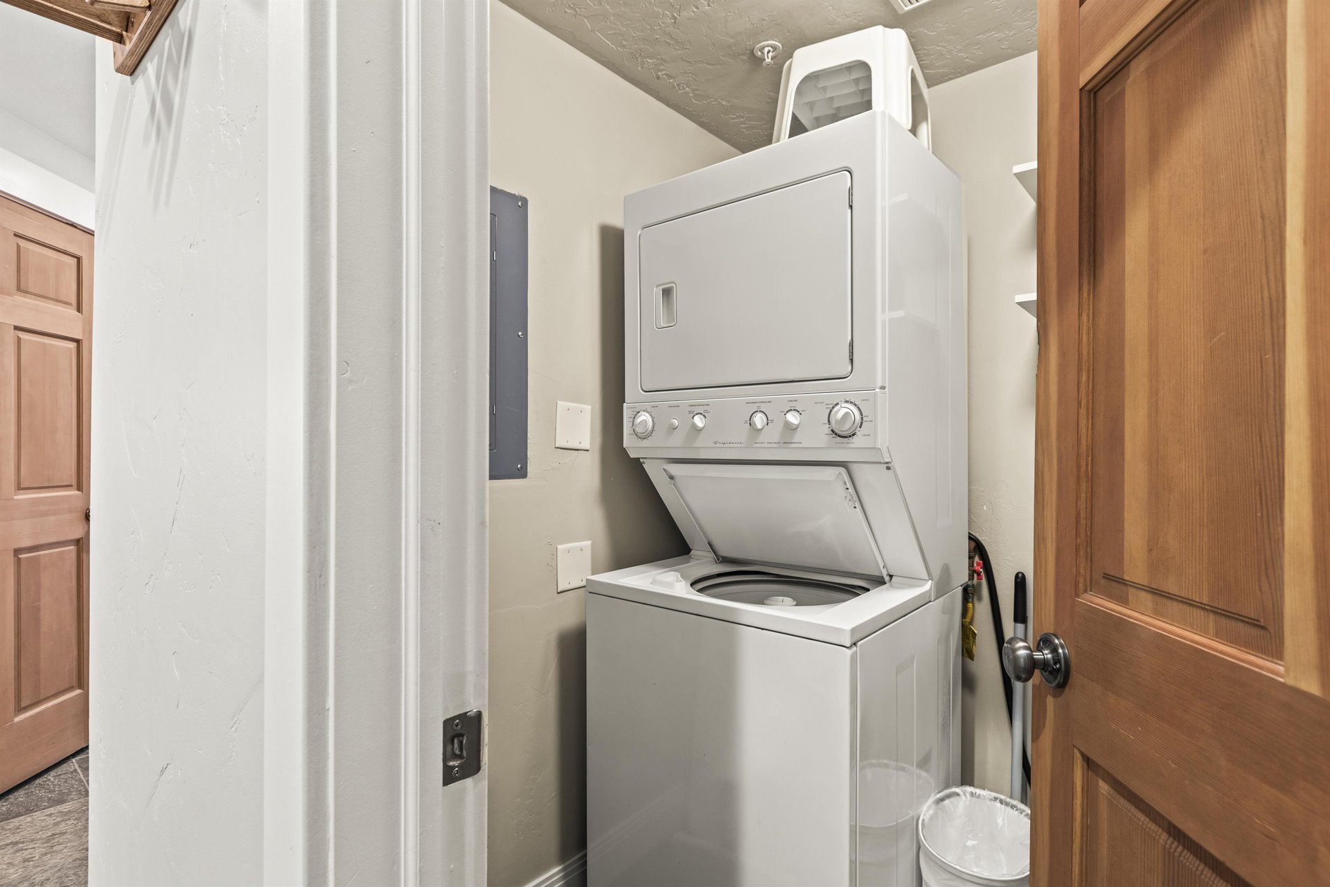 Town Pointe C101 offers a private stackable washer and dryer.