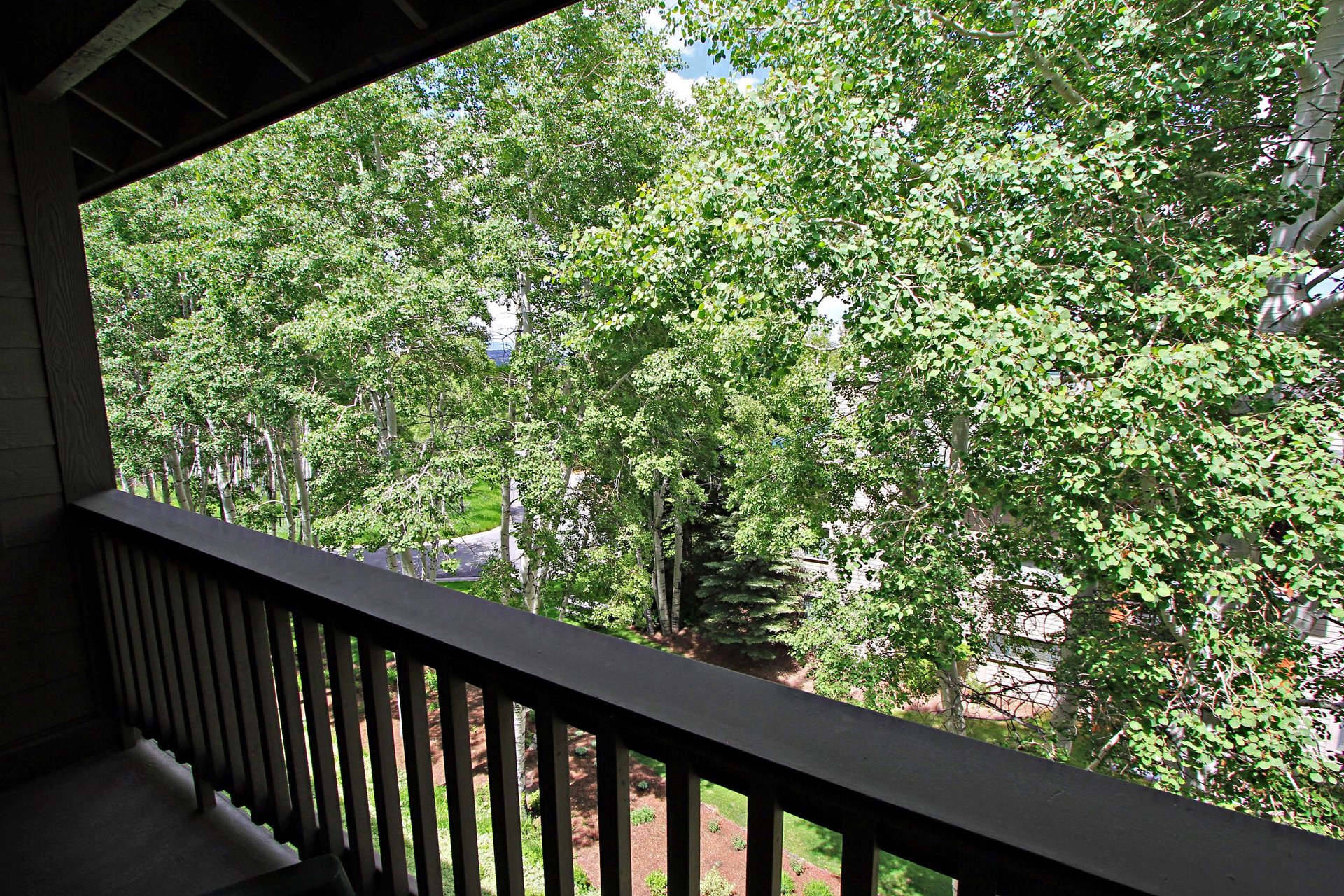 Snow Flower 127 offers a private patio to soak in the views.