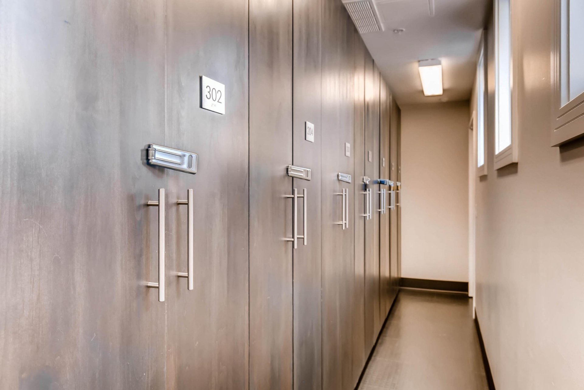Rio Grand Condominiums offer ski lockers.