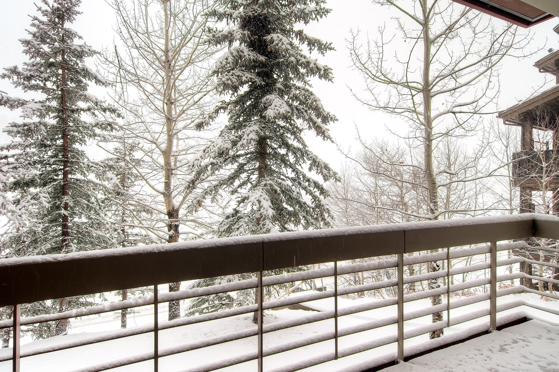 Private deck  Park City LodgingPowder Run C11