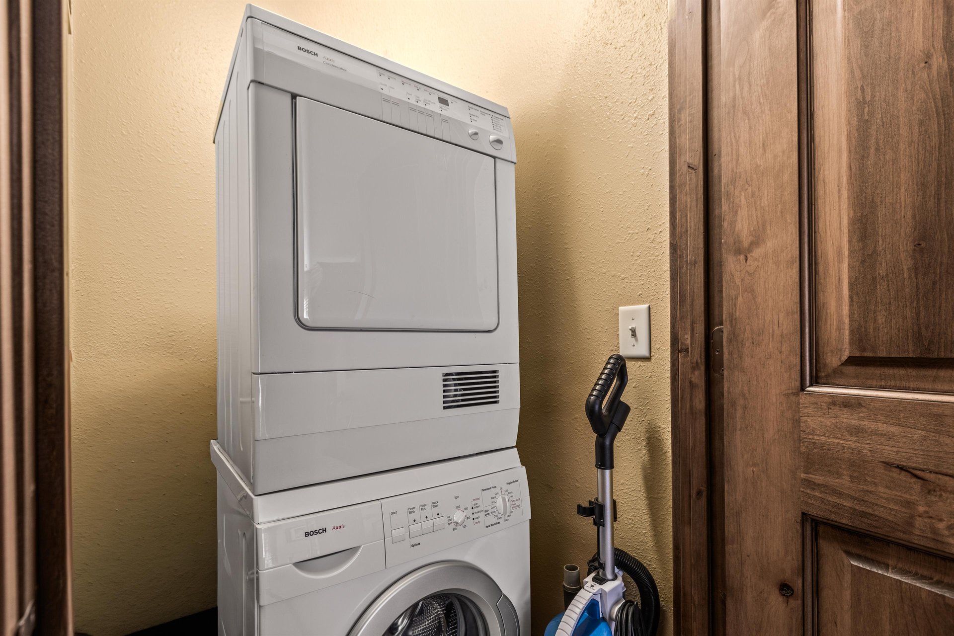 The private washer and dryer.