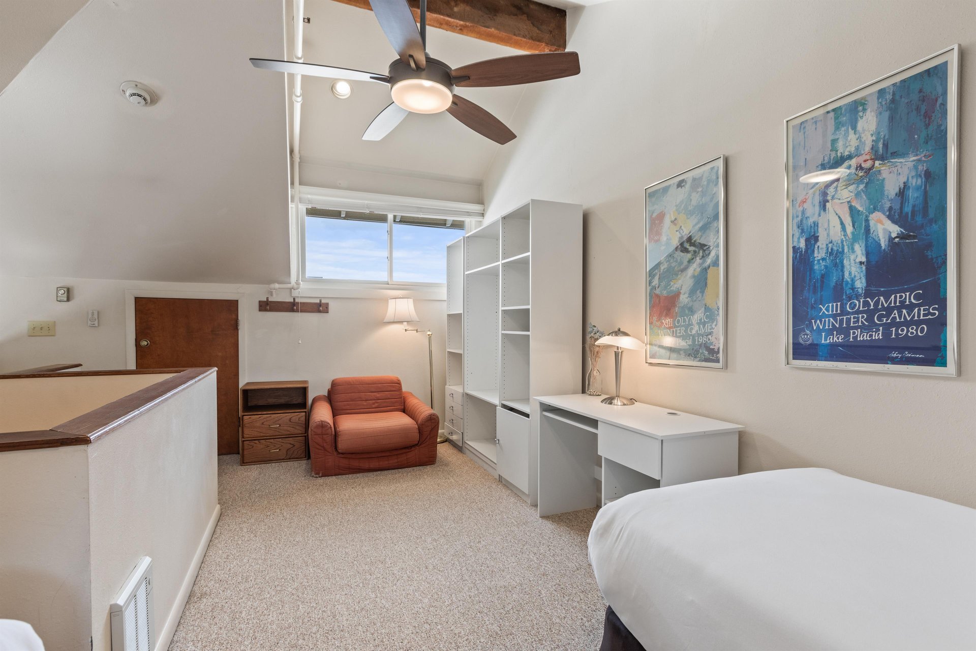 Premier Snow Flower Condominium 130s loft additional seating and storage.