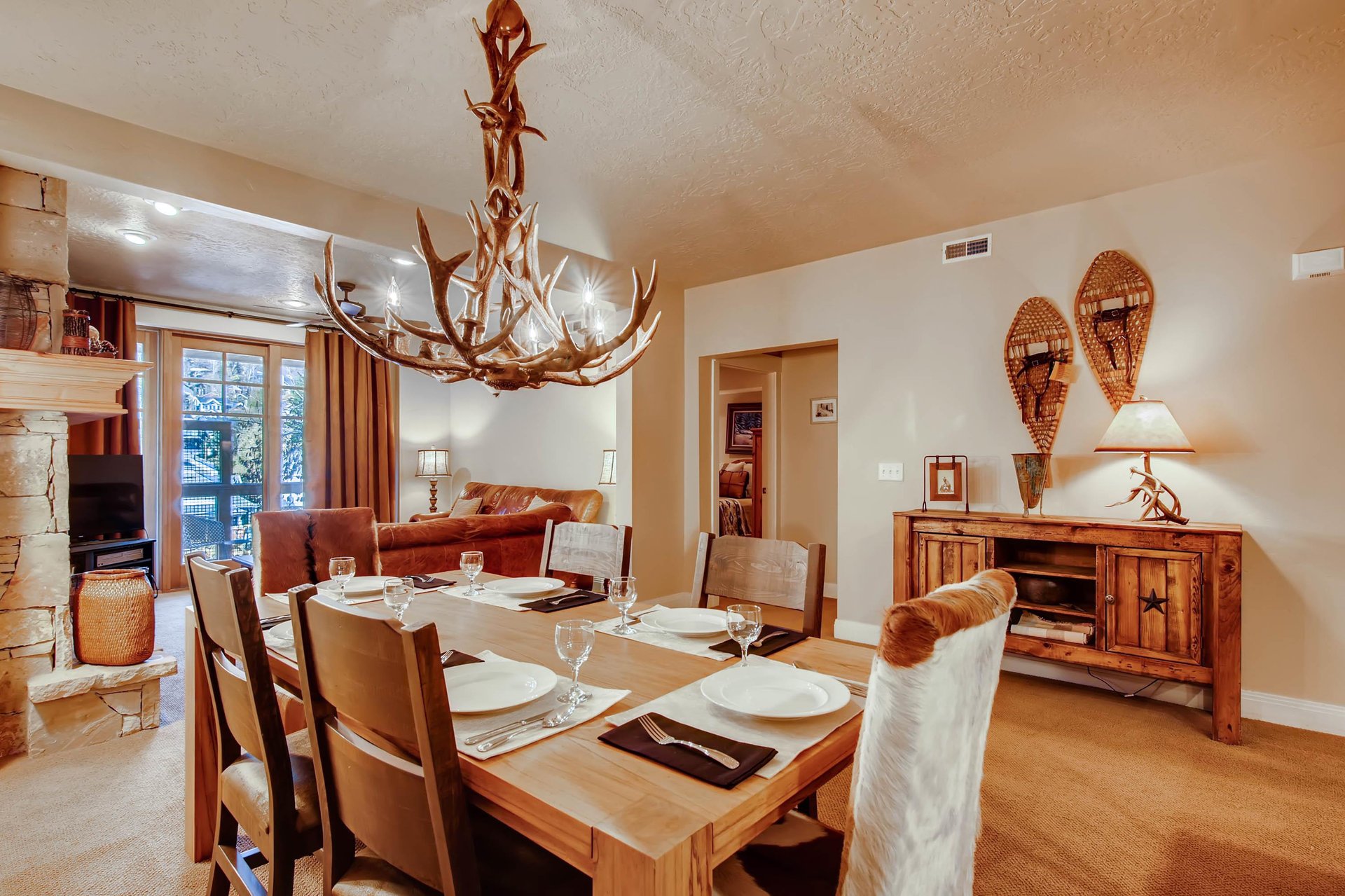 Comfortable dining seating
