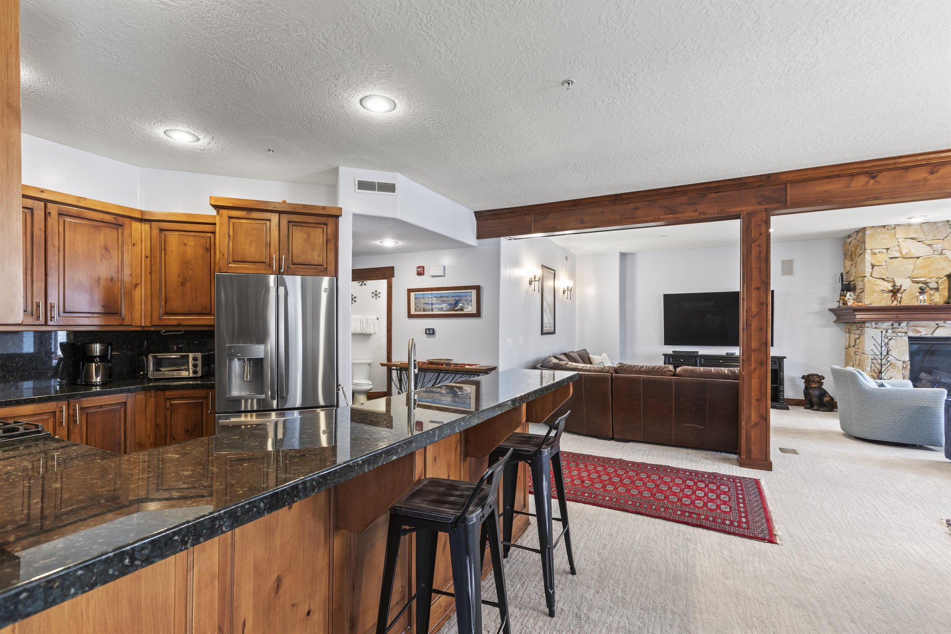 The Town Pointe B304 condominium is the perfect location to skiinout to Town Lift and walk to Historic Main Street  Park City, Utah.