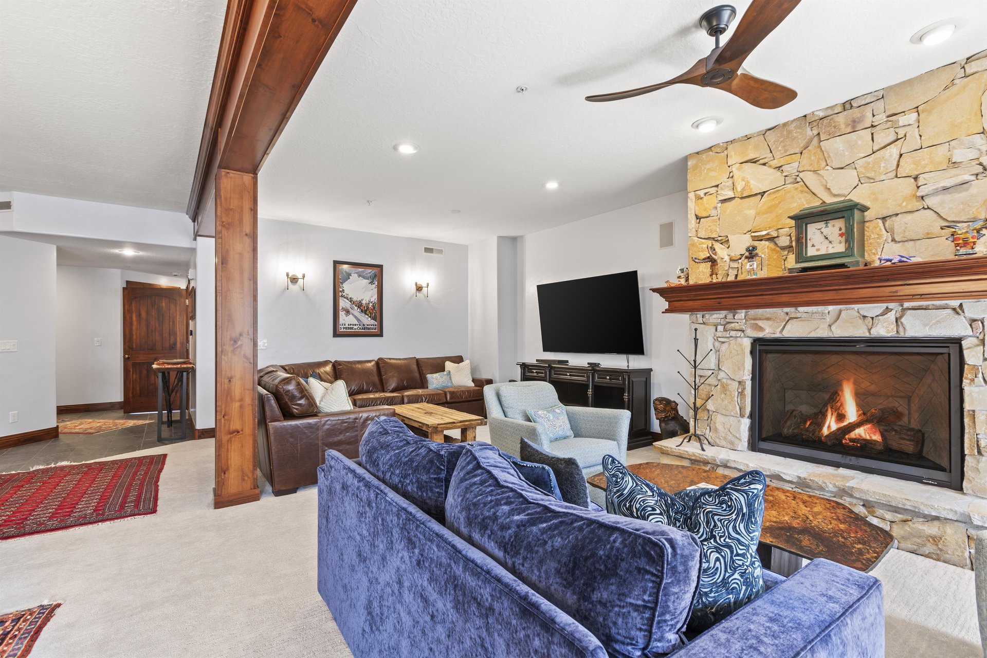 The Town Pointe B304 condominium is the perfect location to skiinout to Town Lift and walk to Historic Main Street  Park City, Utah.