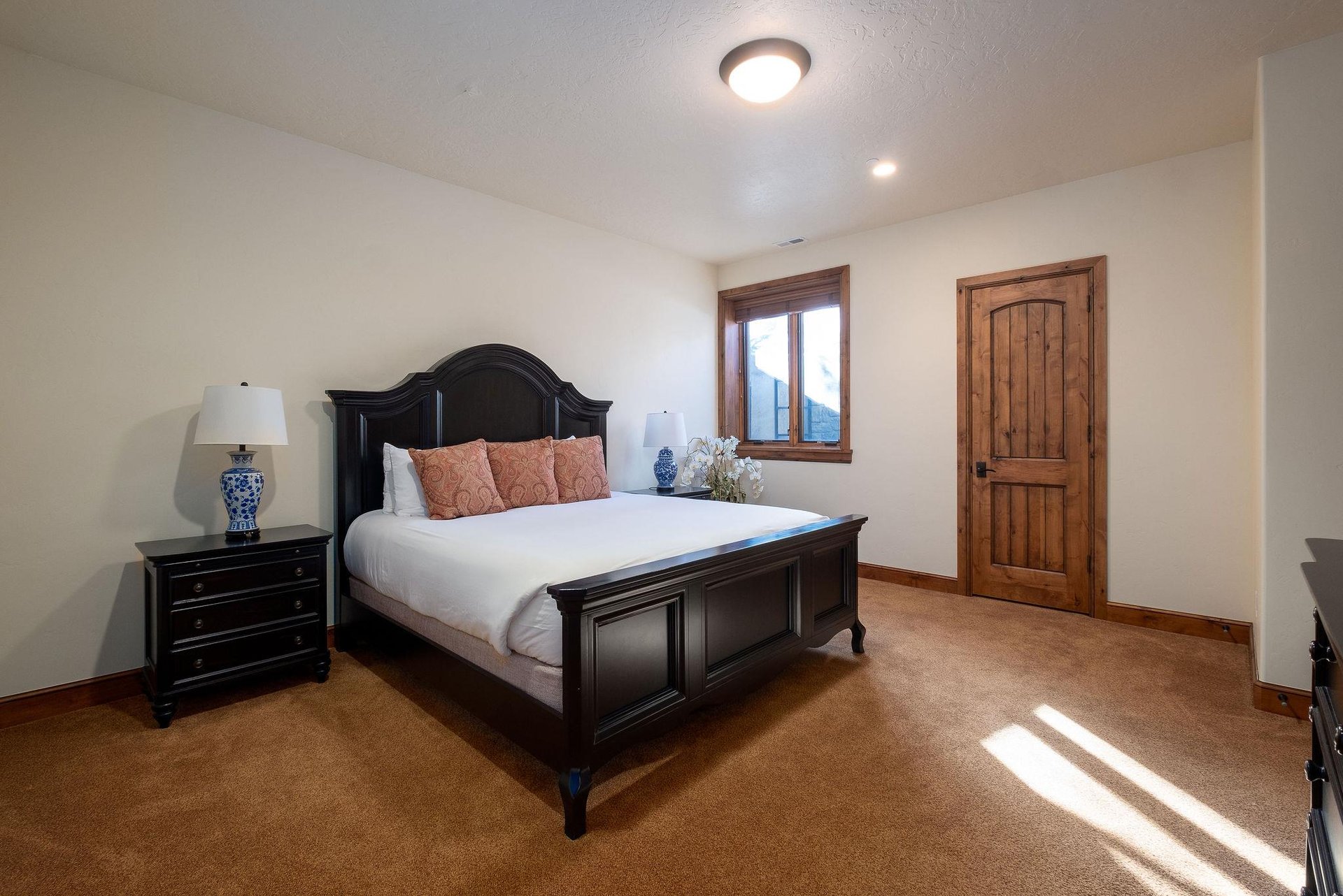 King bedroom on the lower floor