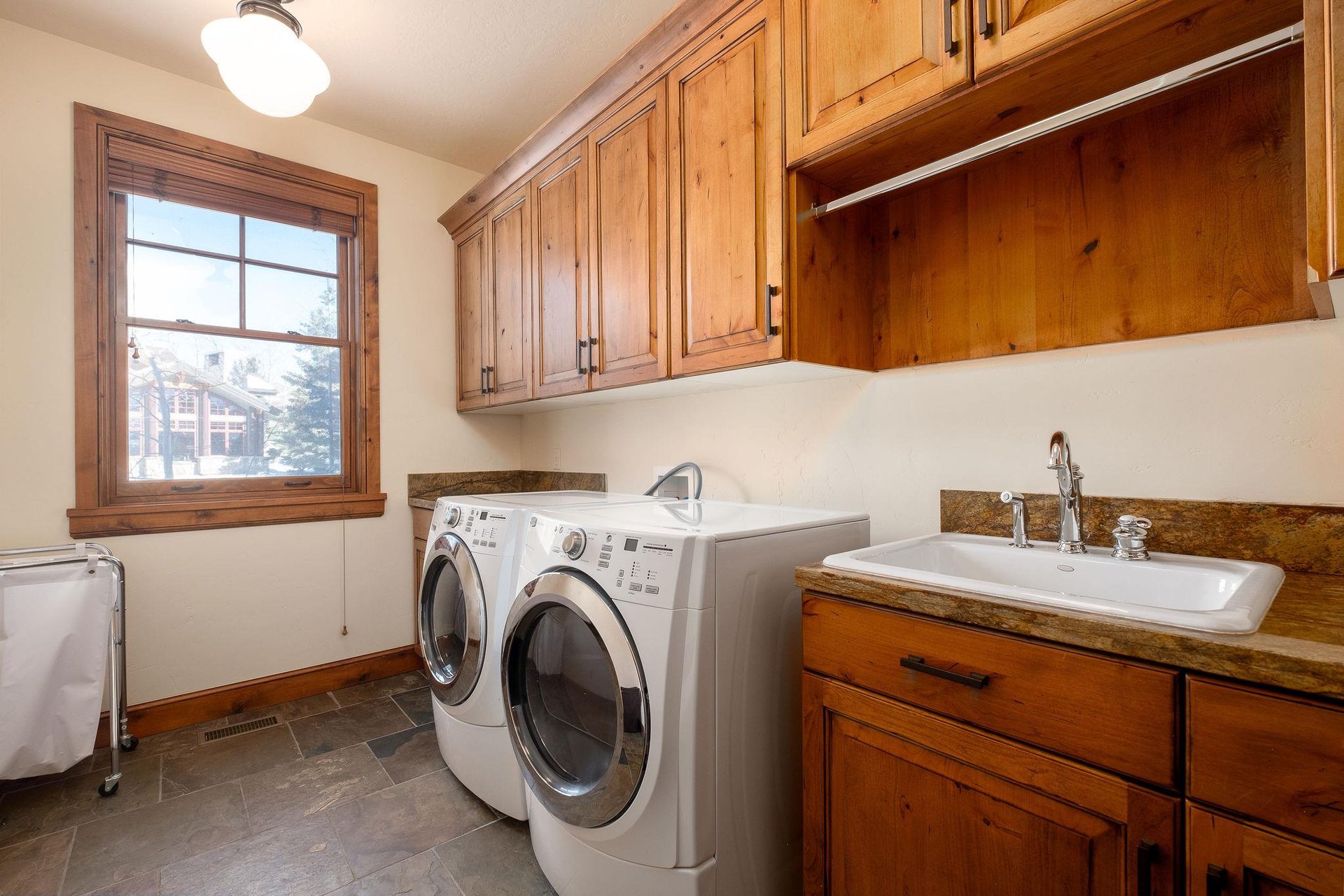 Dedicated laundry room