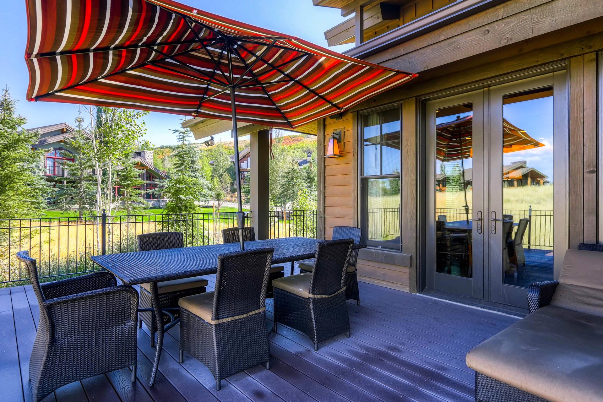 Large comfortable deck
