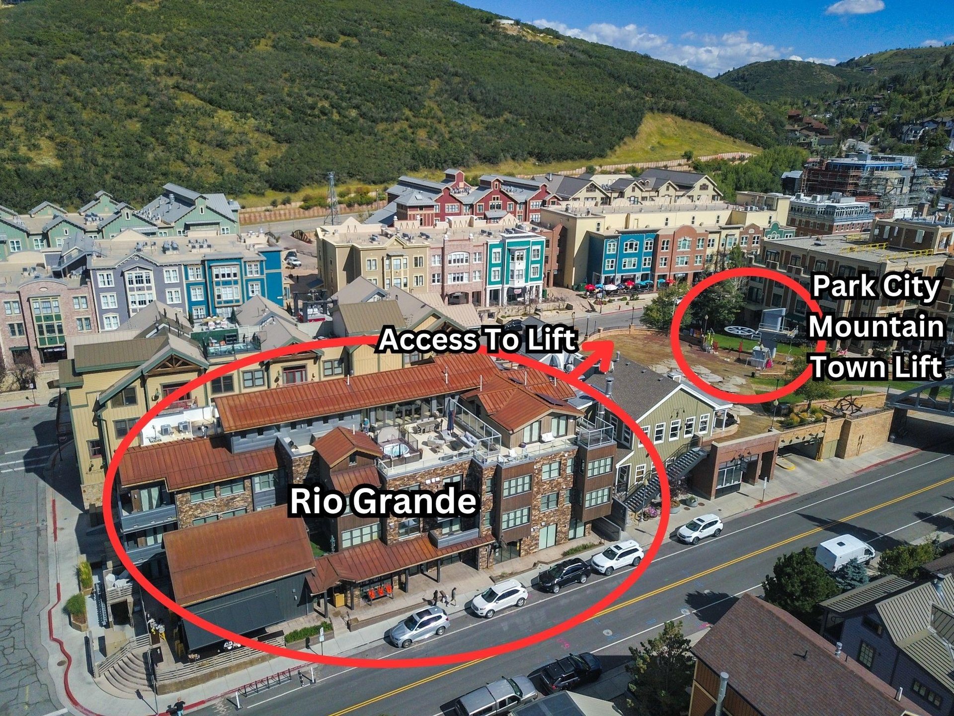 Park City Mountain Town Lift