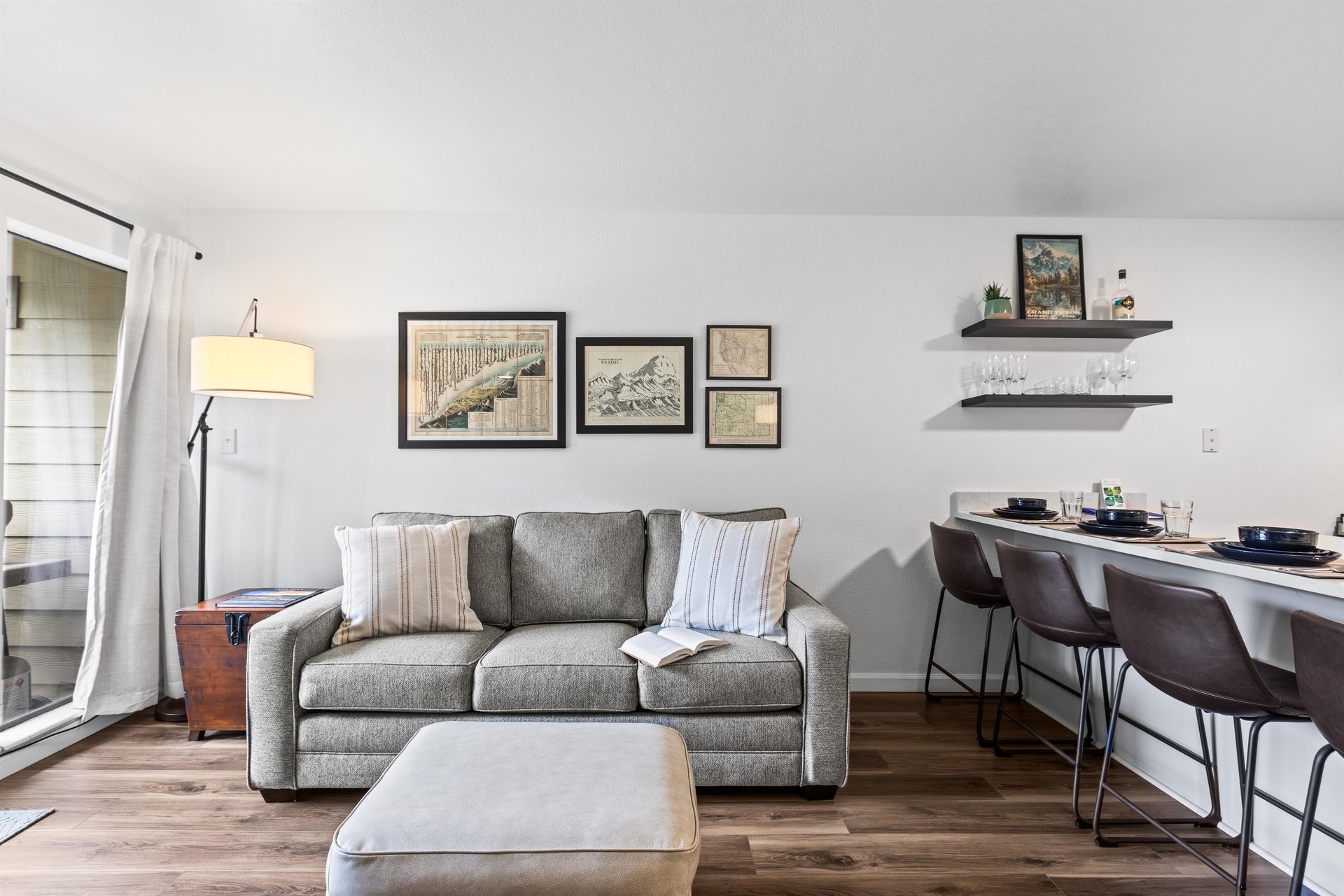 The sofa can turn into a queen size sleeper sofa.