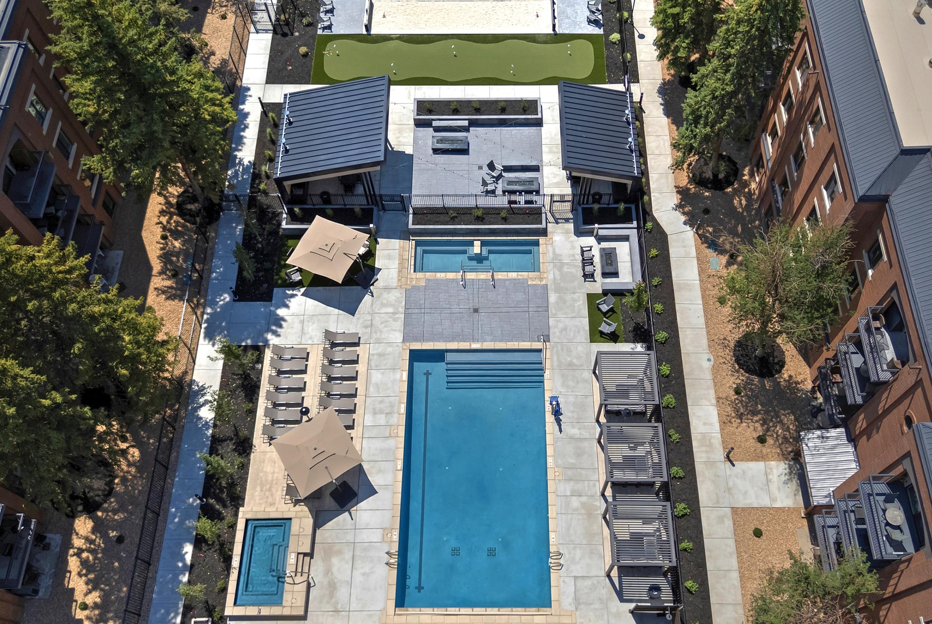 Aerial view of Park Station courtyard