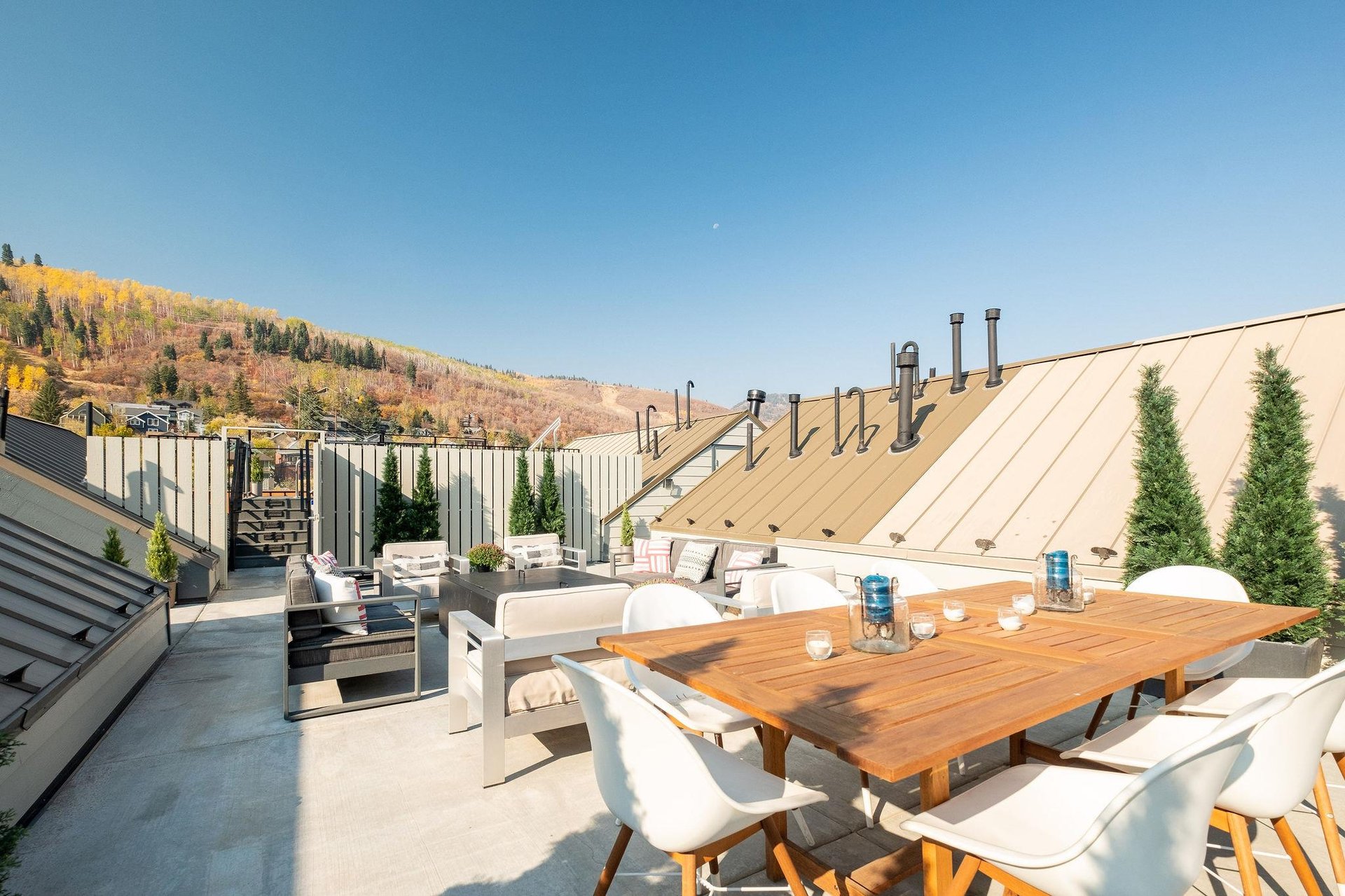 Outdoor table for a beautiful meal