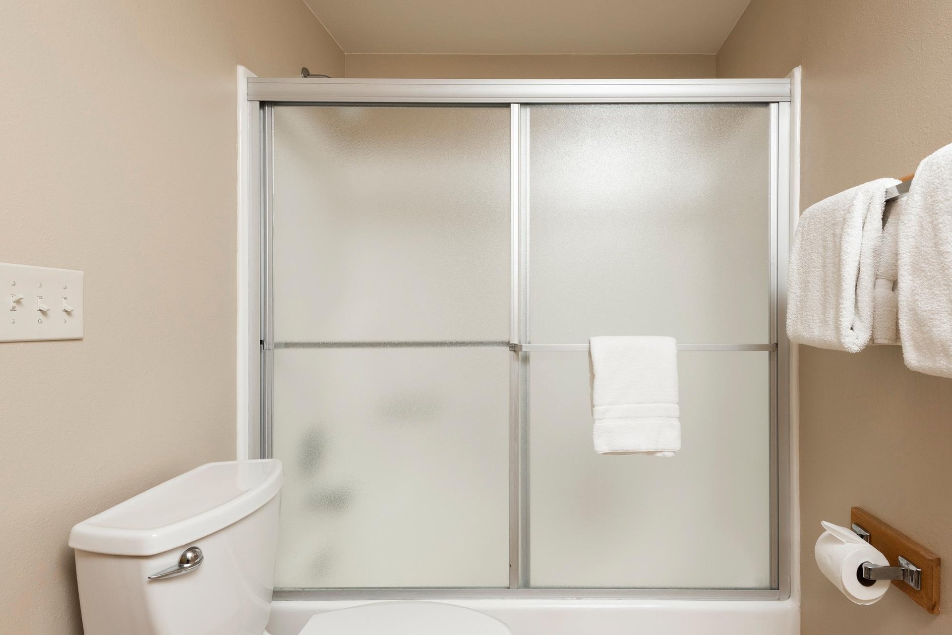 Shower in loft bathroom