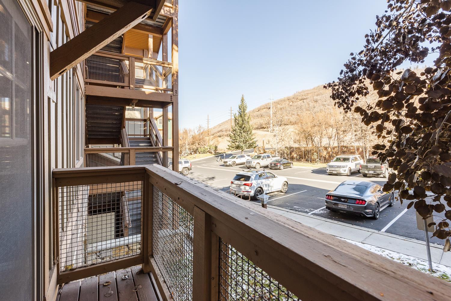 Balcony views from queen bedroom