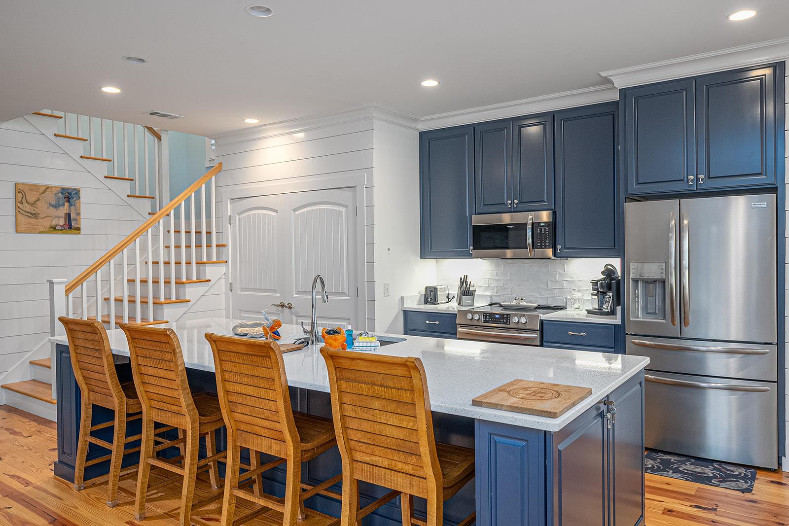 Guests will appreciate the highend stainless steel appliances, and ample amount of space to prepare home cooked meals.